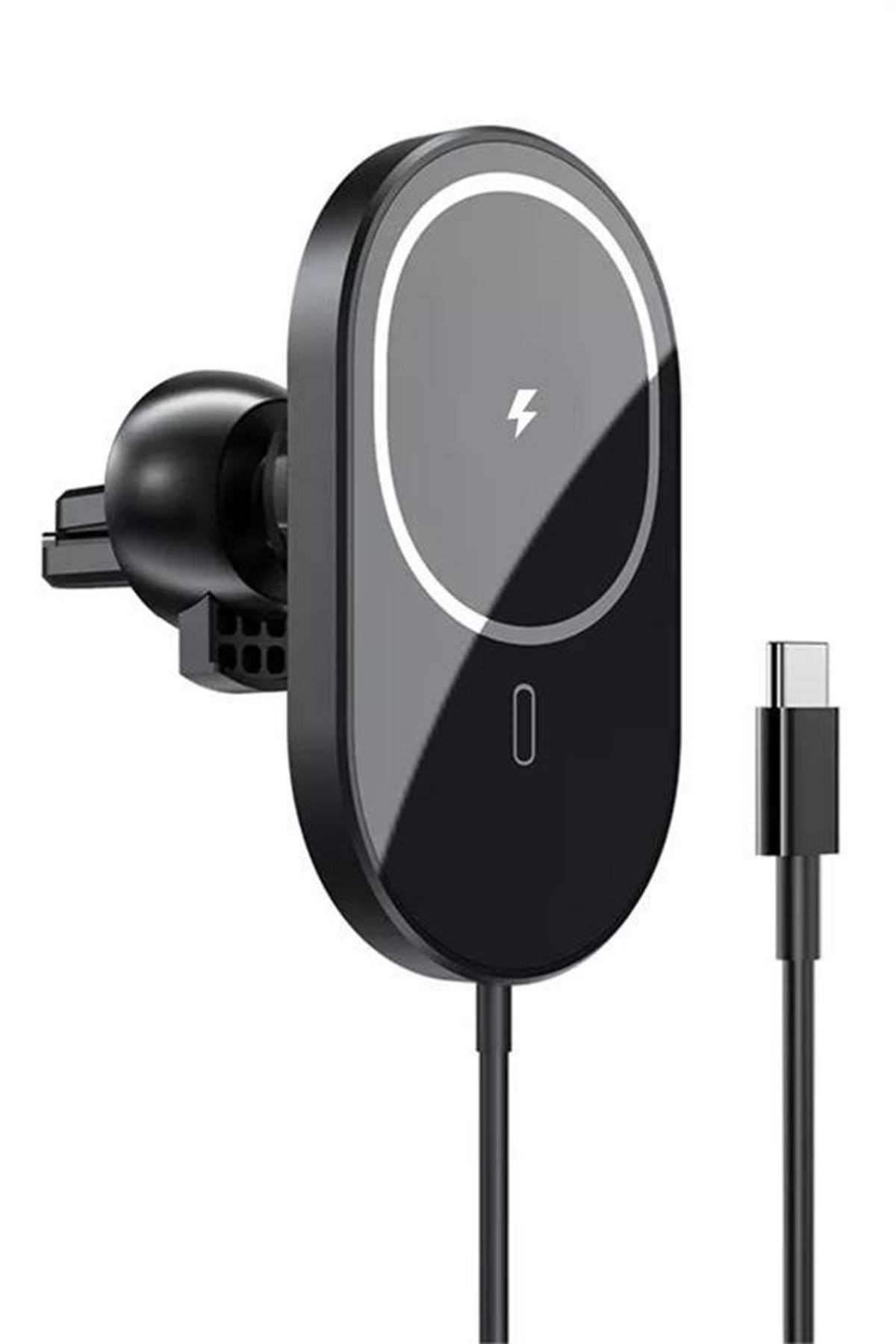 Tbl Dekor® 15w Mıknatıslı Takılabilen Hızlı Şarj Tüm Cihaz Ve Araçlara Uyumlu Araç İçi Şarj Cihazı