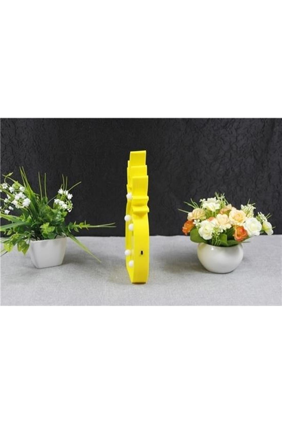 Tbl Dekor® Ananas Şeklinde Ledli Dekoratif Eğlenceli Çocuk Gece Lambası