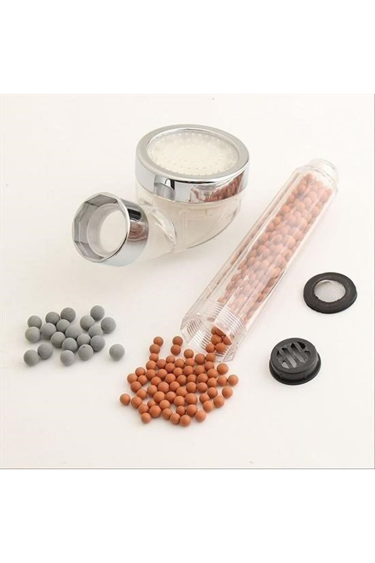 Tbl Dekor® Renk Değiştiren Led Işıklı Su Tasarruflu Basınçlı Duş Başlığı