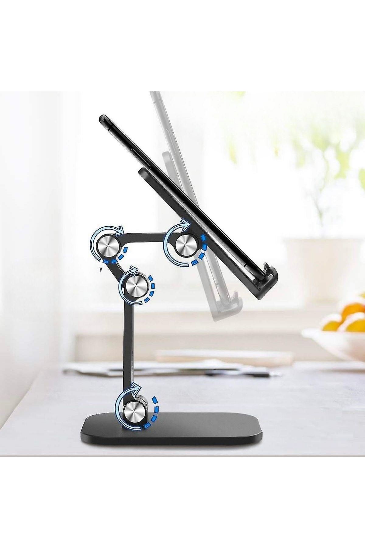 Tbl Dekor® Plastik Ayarlanabilir Kaydırmaz Taban Telefon Tablet Standı
