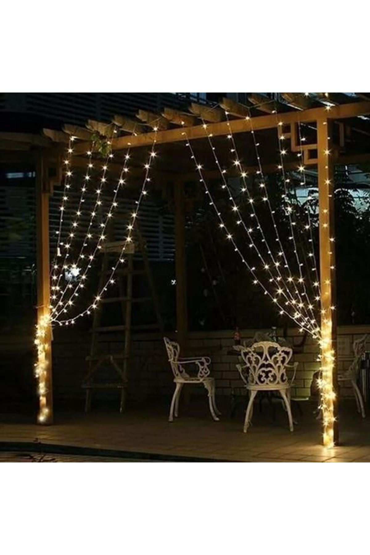 Tbl Dekor® 2x2 Metre 320 Led 8 Fonskiyonlu Dekoratif Led Günışığı Perde