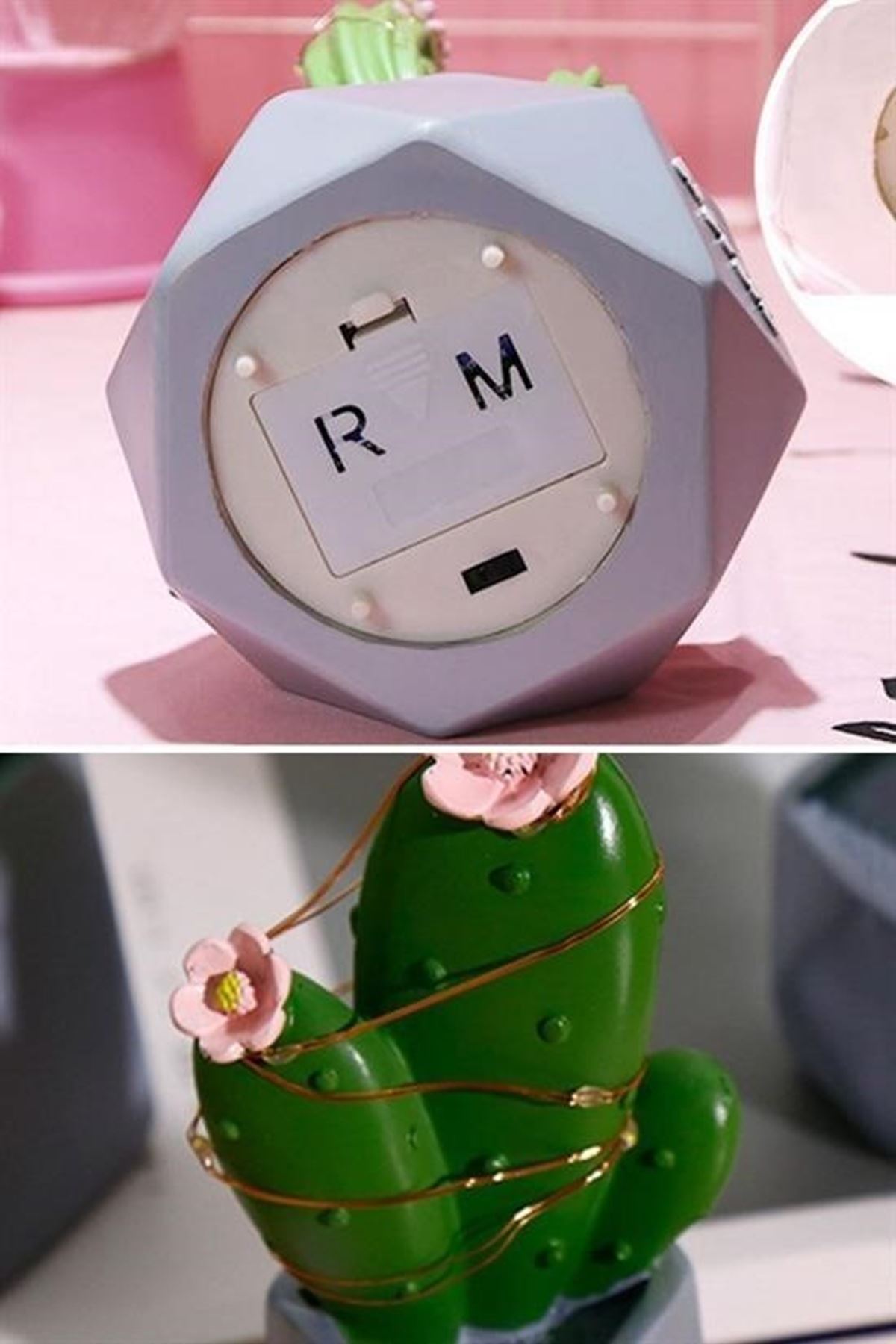 Tbl Dekor® Led Işıklı Kaktüs Biblo Ev Dekorasyon ve Hediyelik Eşya Led Aydınlatma