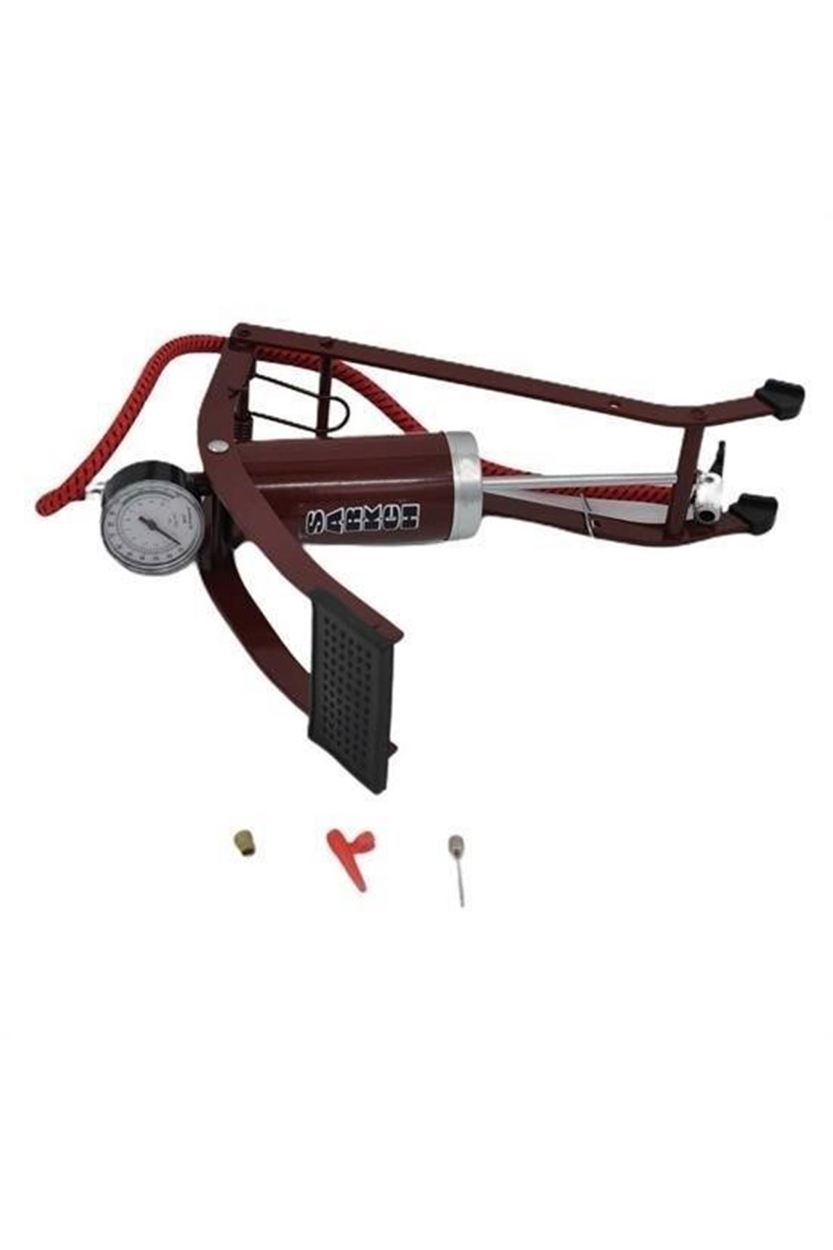 Tbl Dekor® Basınç Göstergeli Ayak Pompası Araba Bisiklet Motor Lastik Pompası