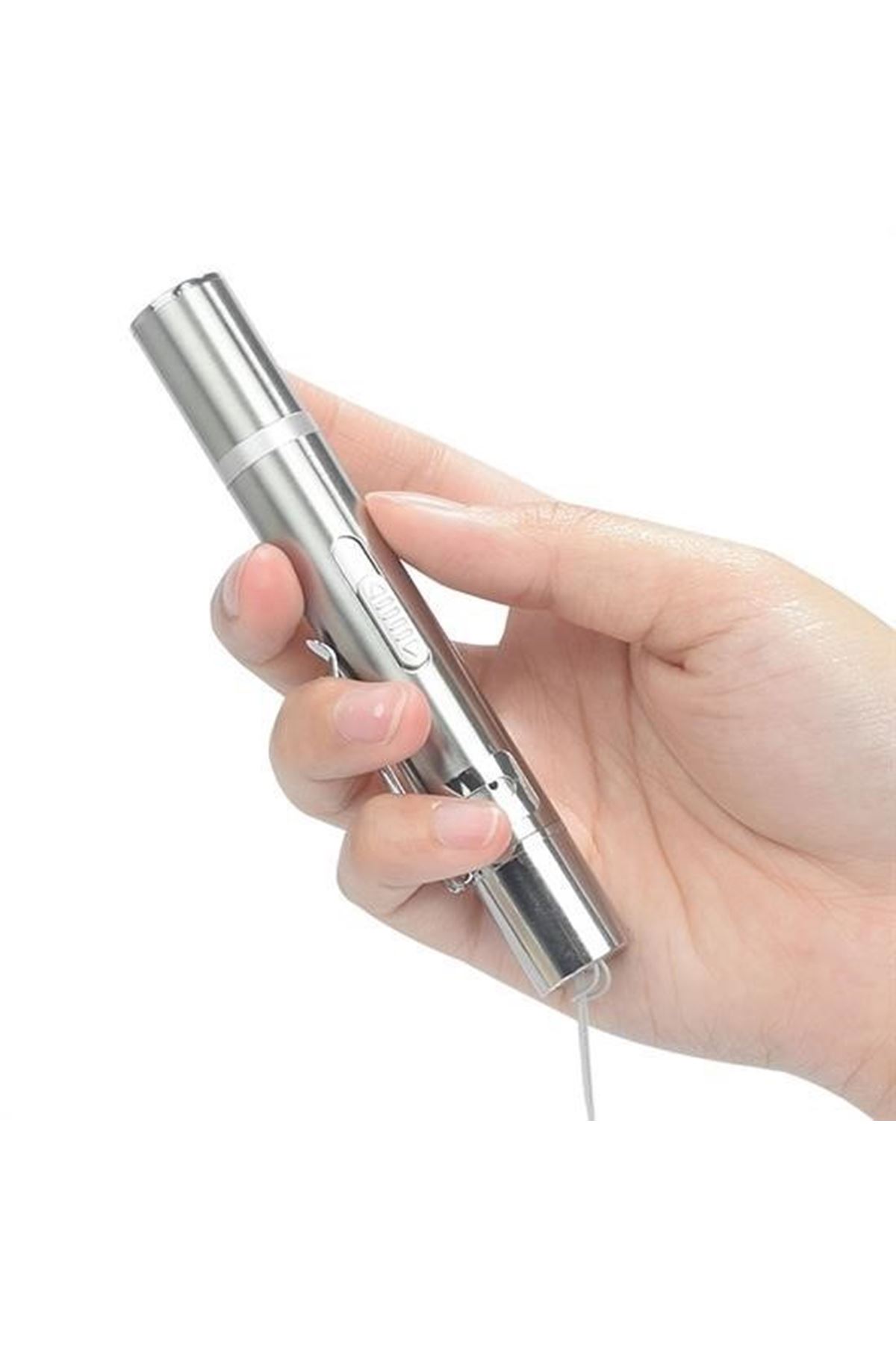 Tbl Dekor® Usb İle Şarj Edilebilen 3In 1 Kırmızı Işık +Beyaz Led Meşale Işık + Uv El Feneri Kedi Lazeri