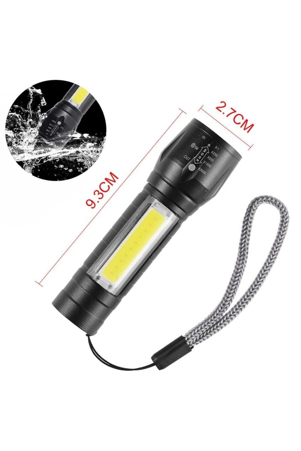 Tbl Dekor® Solar Kutulu Mini El Feneri – Taşınabilir LED Kamp ve Acil Durum El Lambası