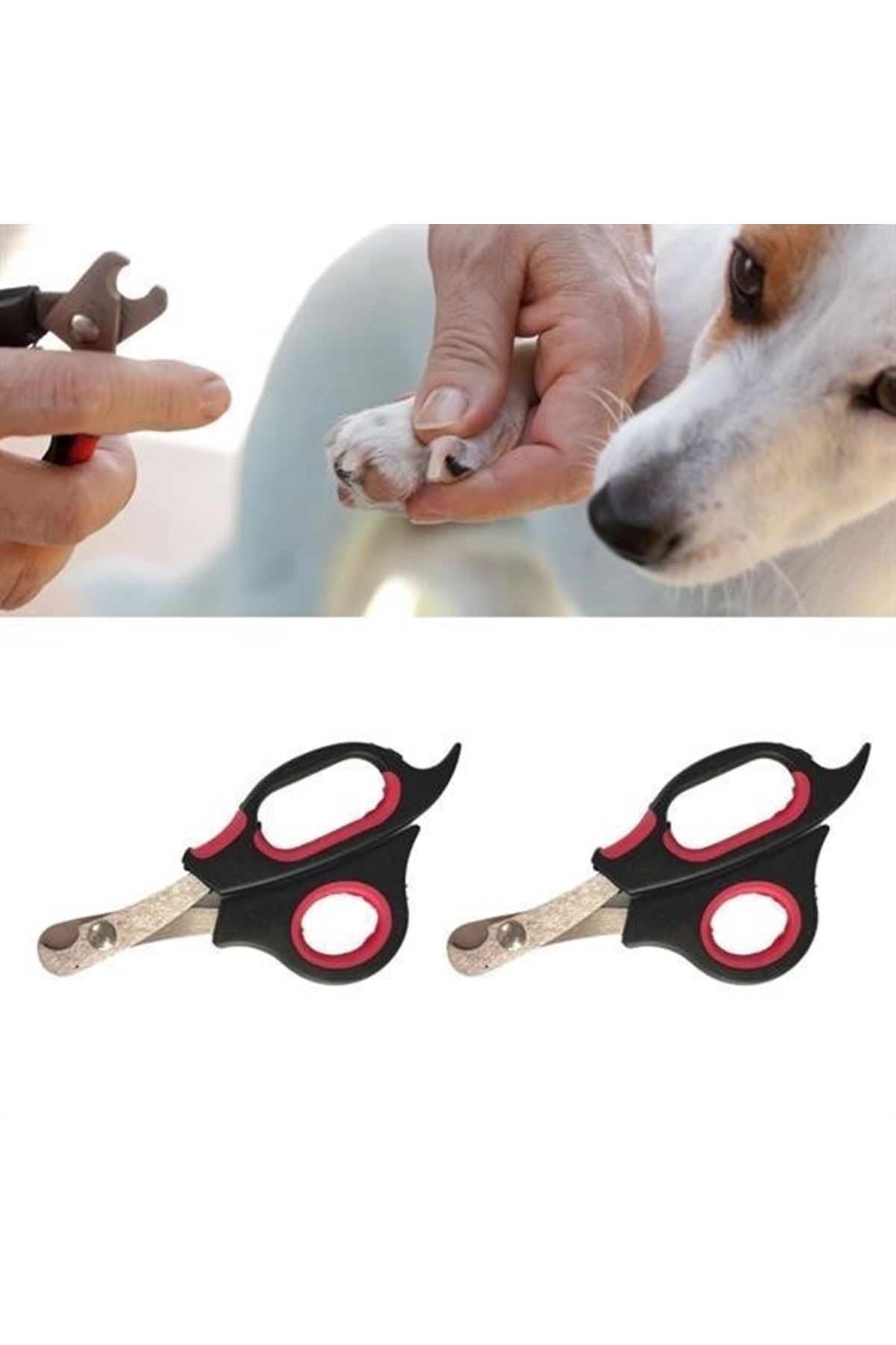 Tbl DekorBüyük Irk Köpek Kedi Çelik Uçlu Evcil Hayvan Tırnak Makası Pati Bakım Aleti Ergonomik Kaymaz