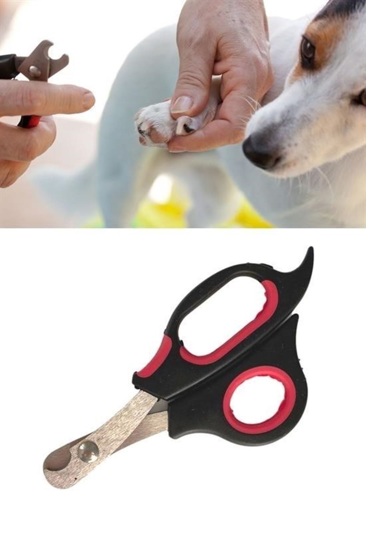 Tbl DekorBüyük Irk Köpek Kedi Çelik Uçlu Evcil Hayvan Tırnak Makası Pati Bakım Aleti Ergonomik Kaymaz