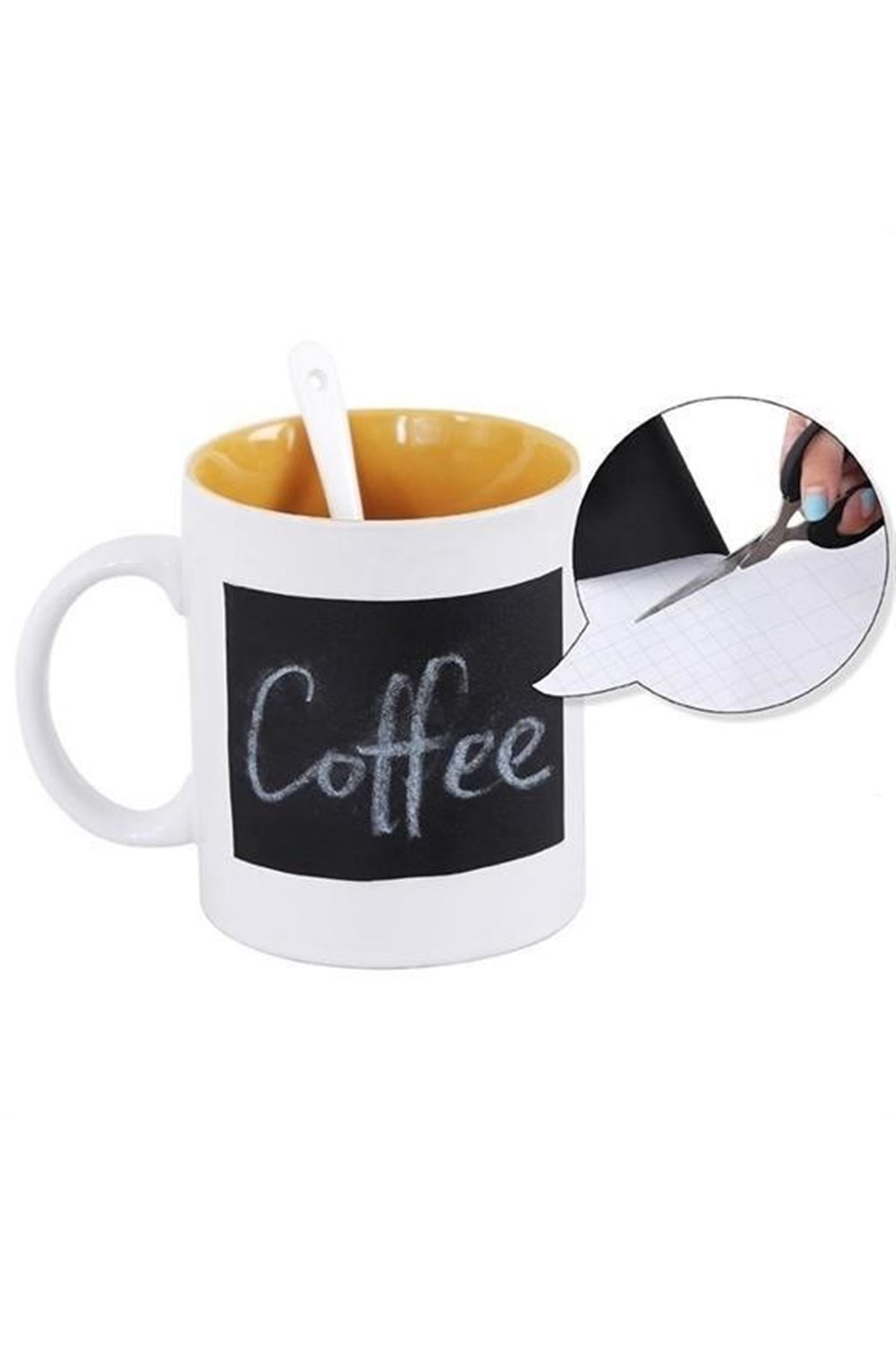 Tbl Dekor® Sticker Rulo Yapışkanlı Çocuk Yazı Yazma Tahtası Yazı Yazma Sticker