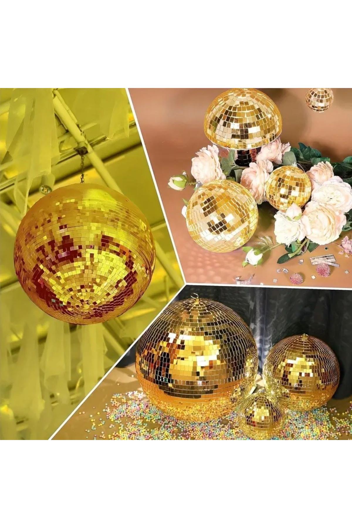 Tbl Dekor®1 Metre Uzunluğunda Gold Renk Aynalı Mozaik Taşlı Dekor Bandı 4 cm x 1 mt