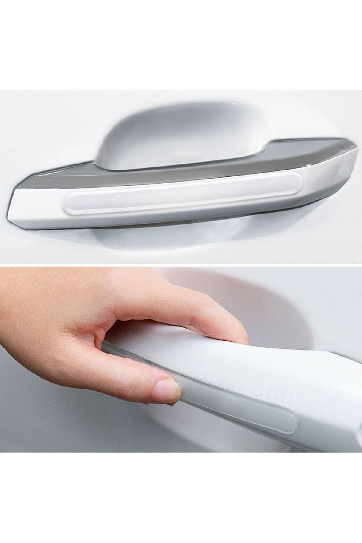 Tbl Dekor® Oto Darbe Koruyucu Şeffaf Kendiliğinden Yapışkanlı Bantlar 4 Adet