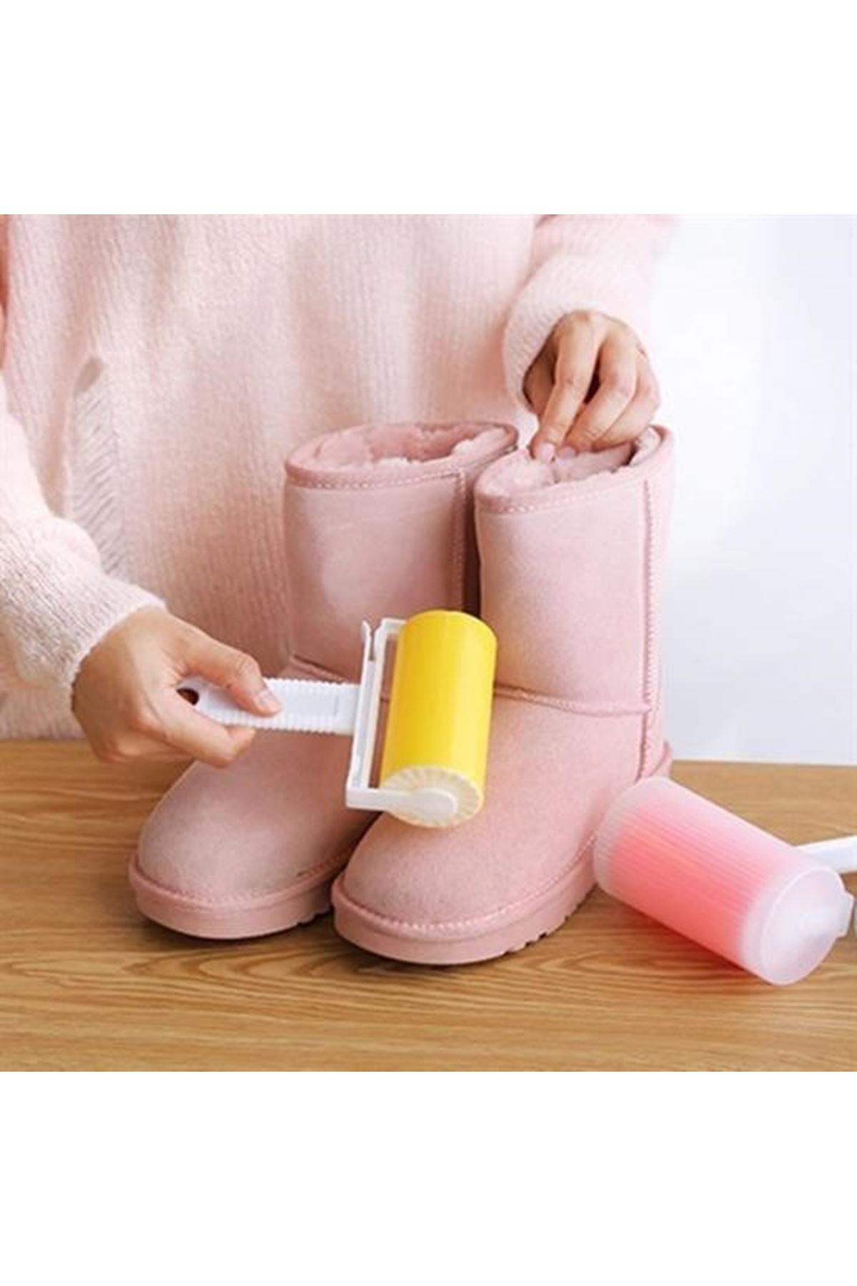 Tbl Dekor® Yeni Nesil Yıkanabilir Pratik Tüy ve Toz Toplama  Rulosu Aparatı