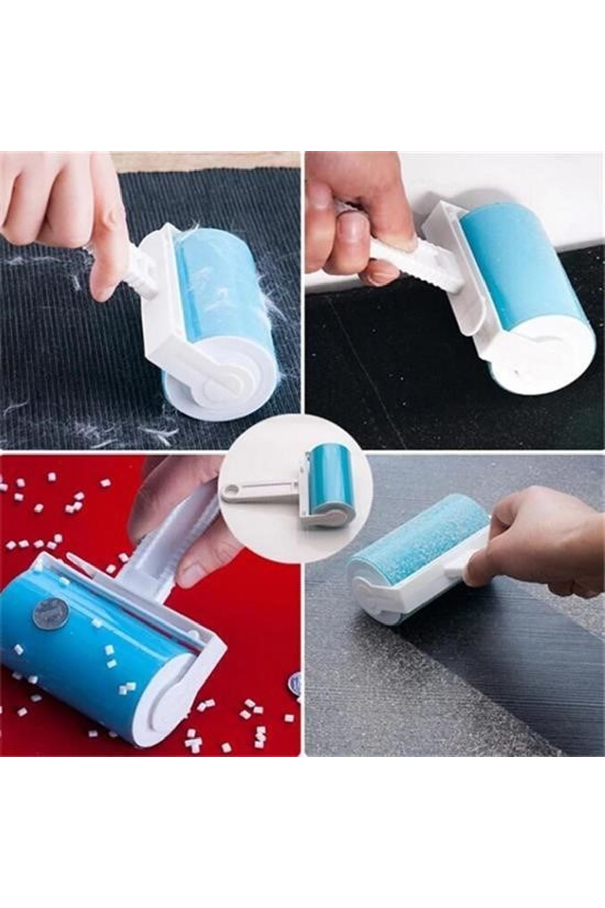 Tbl Dekor® Yeni Nesil Yıkanabilir Pratik Tüy ve Toz Toplama  Rulosu Aparatı