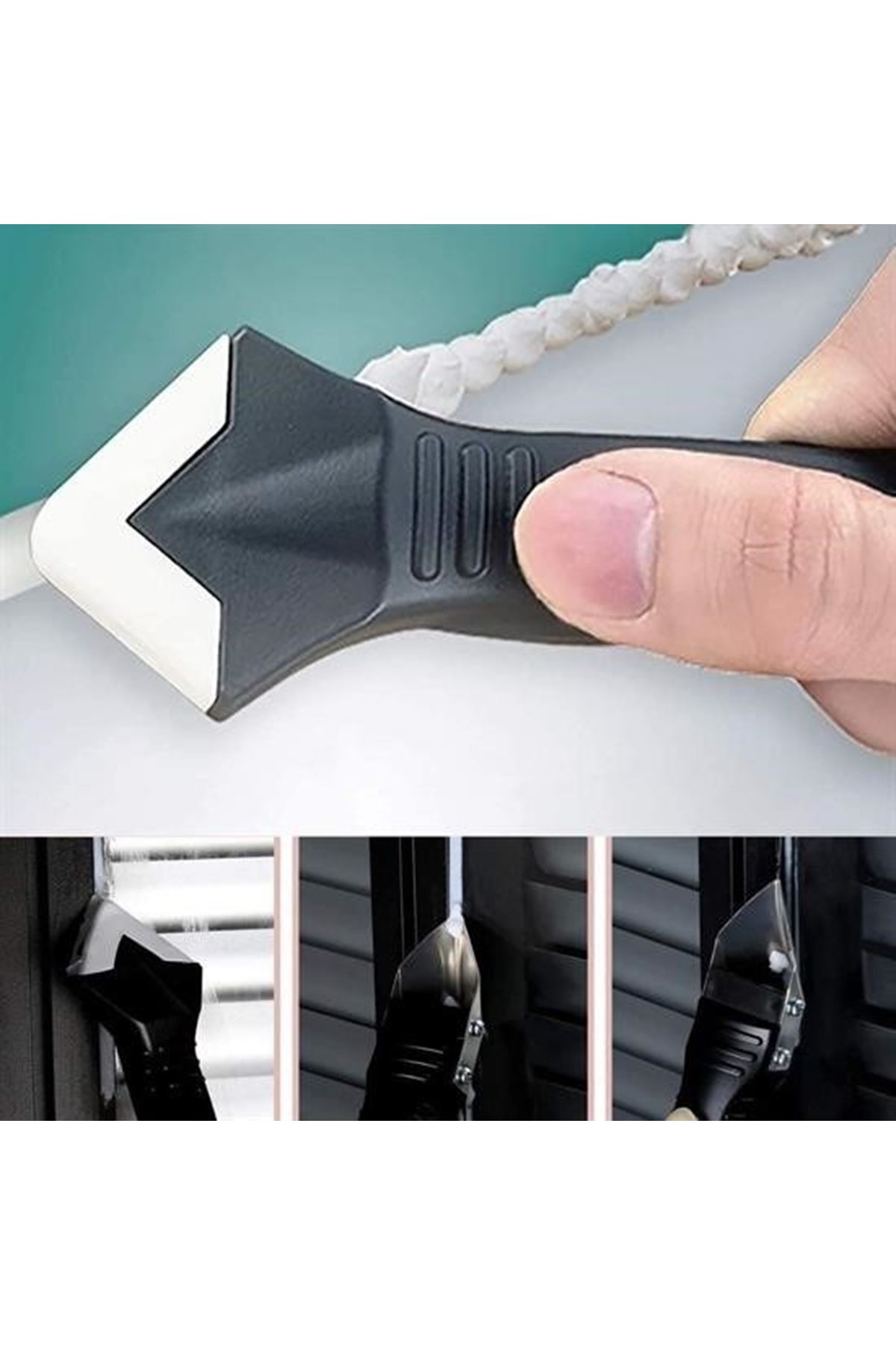 Tbl Dekor®  3 ü 1 Arada Fayans Derz Silikon Kazıyıcı Sıyırıcı Ve Uygulayıcı Aparat