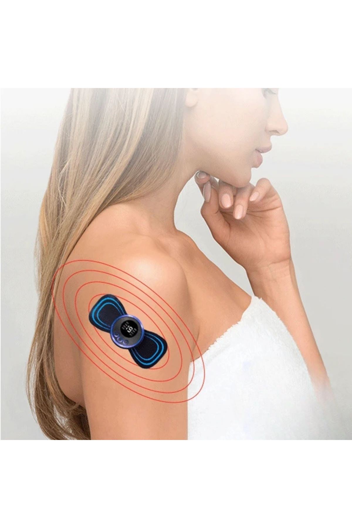 Tbl Dekor® Titreşimli USB Şarj Aletli Mini Elektrikli Kelebek Masaj Aleti