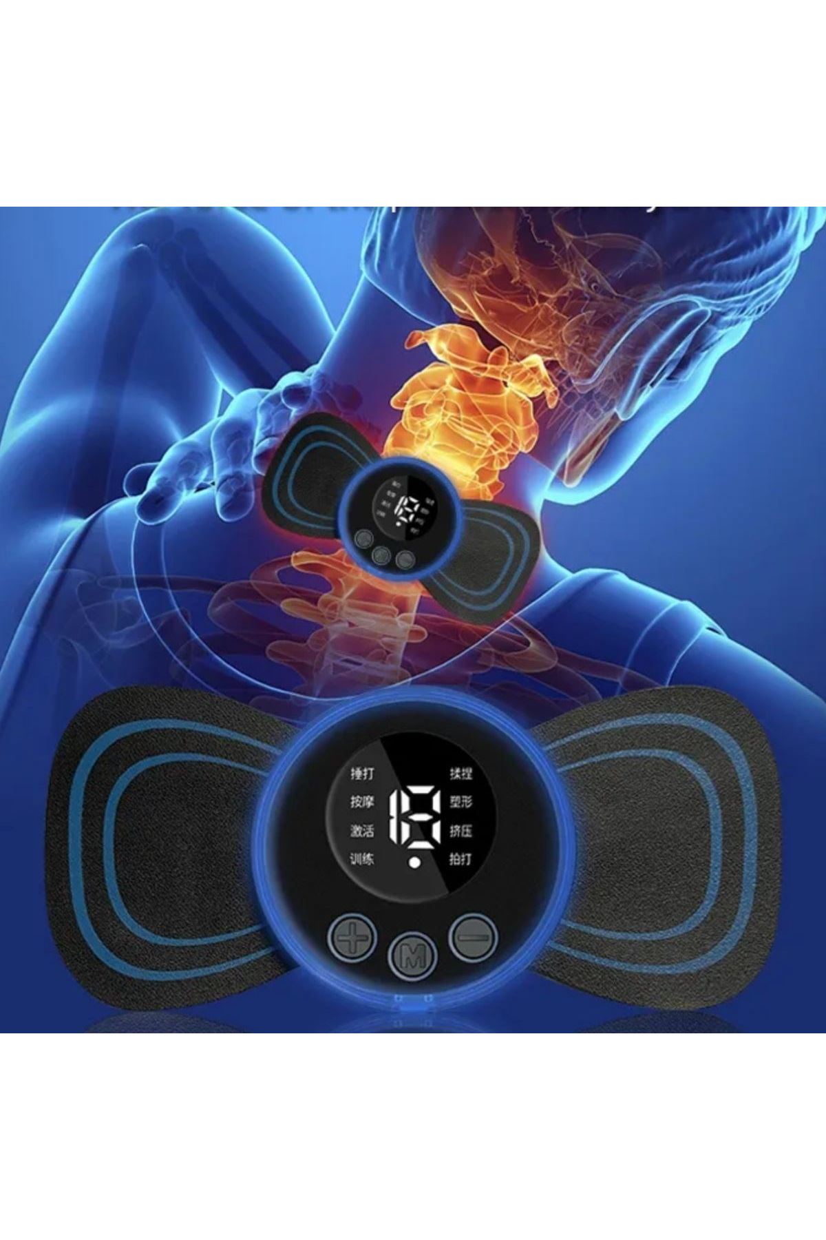 Tbl Dekor® Titreşimli USB Şarj Aletli Mini Elektrikli Kelebek Masaj Aleti