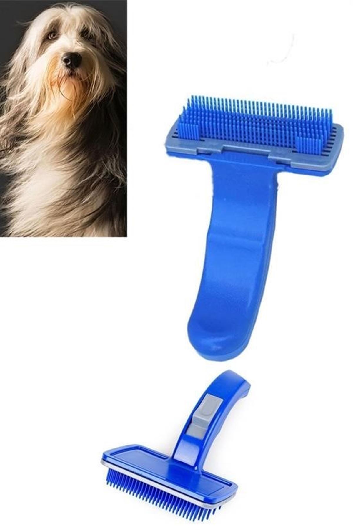 Tbl Dekor® Kendini Temizleyen Kedi Köpek Tüy Bakım Tarağı Tüy Alıcı Tarak