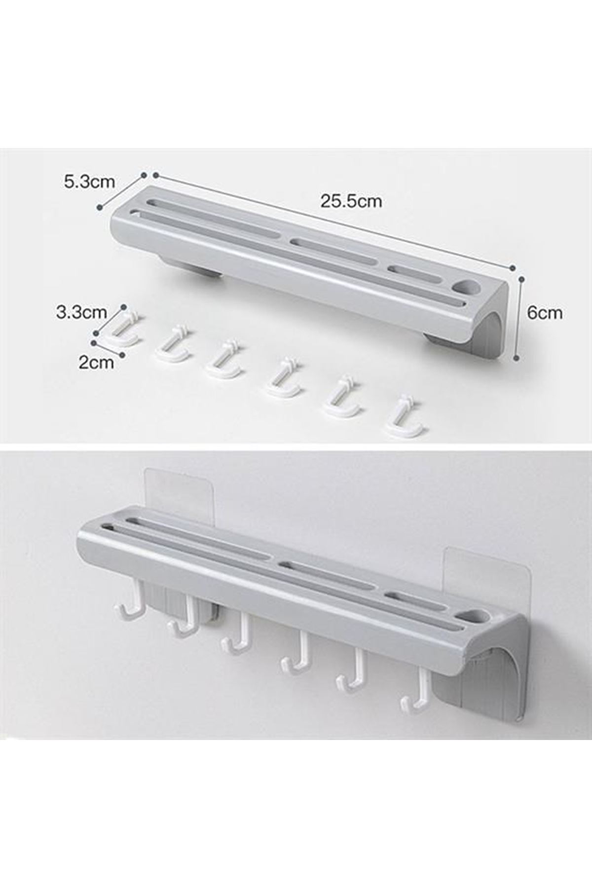 Tbl Dekor® Pratik Çoklu Bıçak Askısı Mutfak Bıçak Düzenleyici Organizer Dayanıklı Bıçaklık