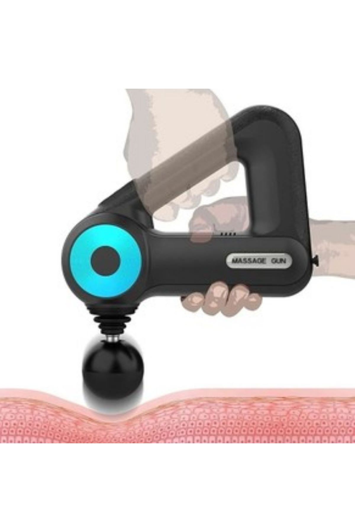 Tbl Dekor® 12 Farklı Başlıklı Profesyonel Masaj Tabancası - Kas Gevşetici ve Yorgunluk Giderici Masaj Aleti