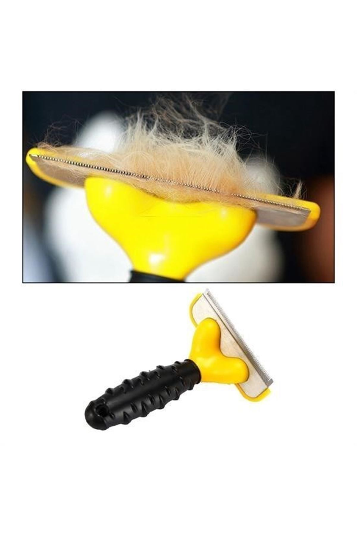 Tbl Dekor® Fubminator Kedi Köpek Tüy Toplama Tarağı  Kaşıma Aparatı 4,5 Cm