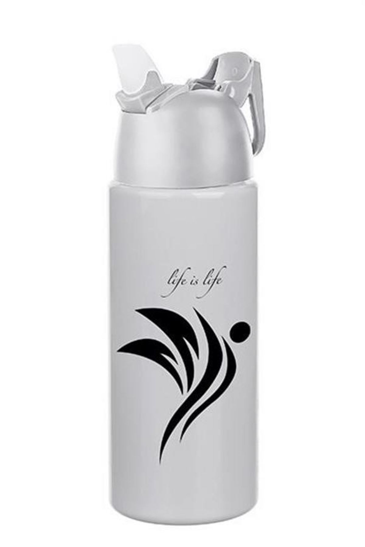 Tbl Dekor® Kilitlenebilen Matara Güvenlikli Suluk Sporcu Matarası Spor Su Şişesi İçecek Şişesi 700ml