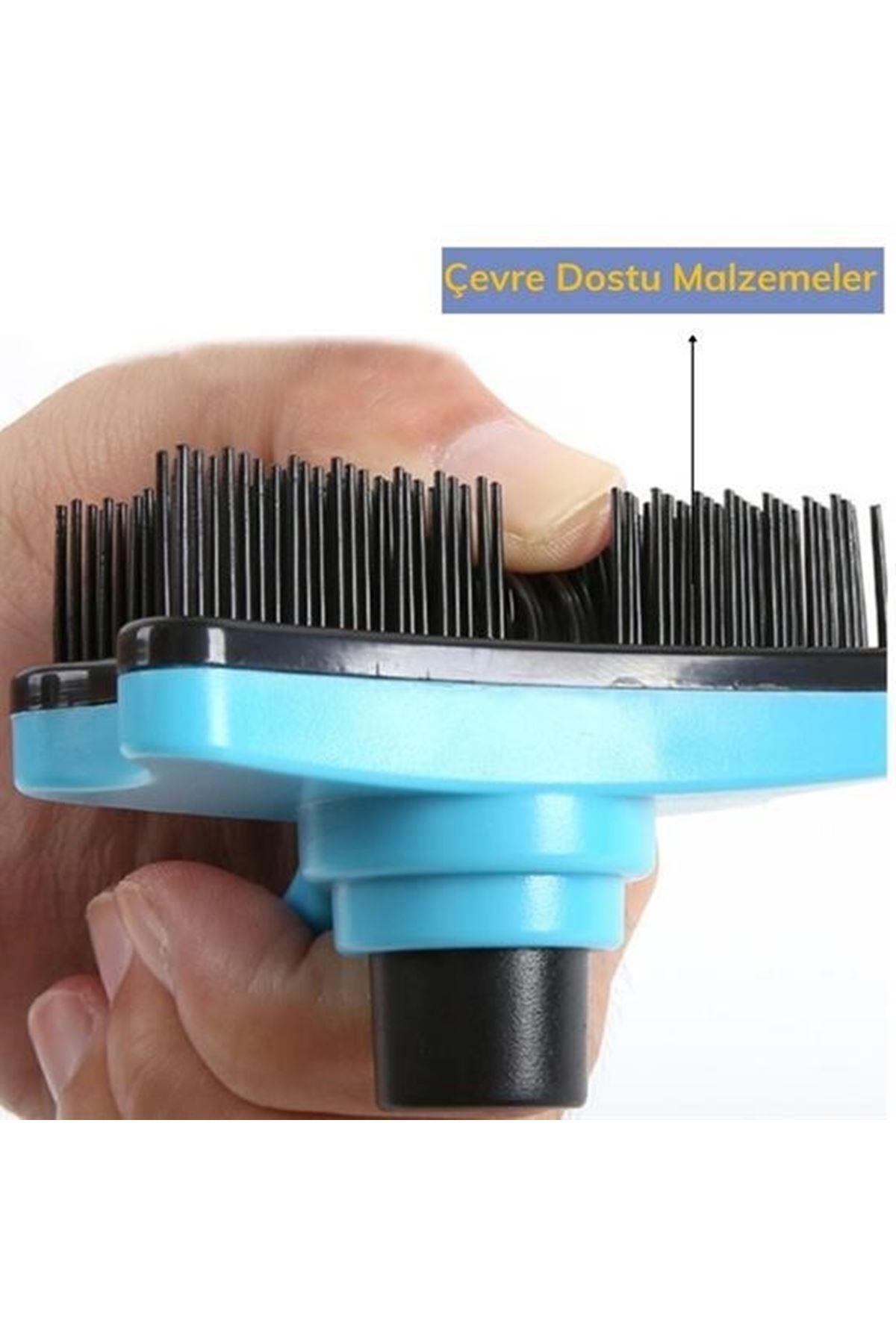 Tbl Dekor® Evcil Hayvan Kedi Köpek Tüy Toplayıcı Otomatik Tuşlu Pet Tarak