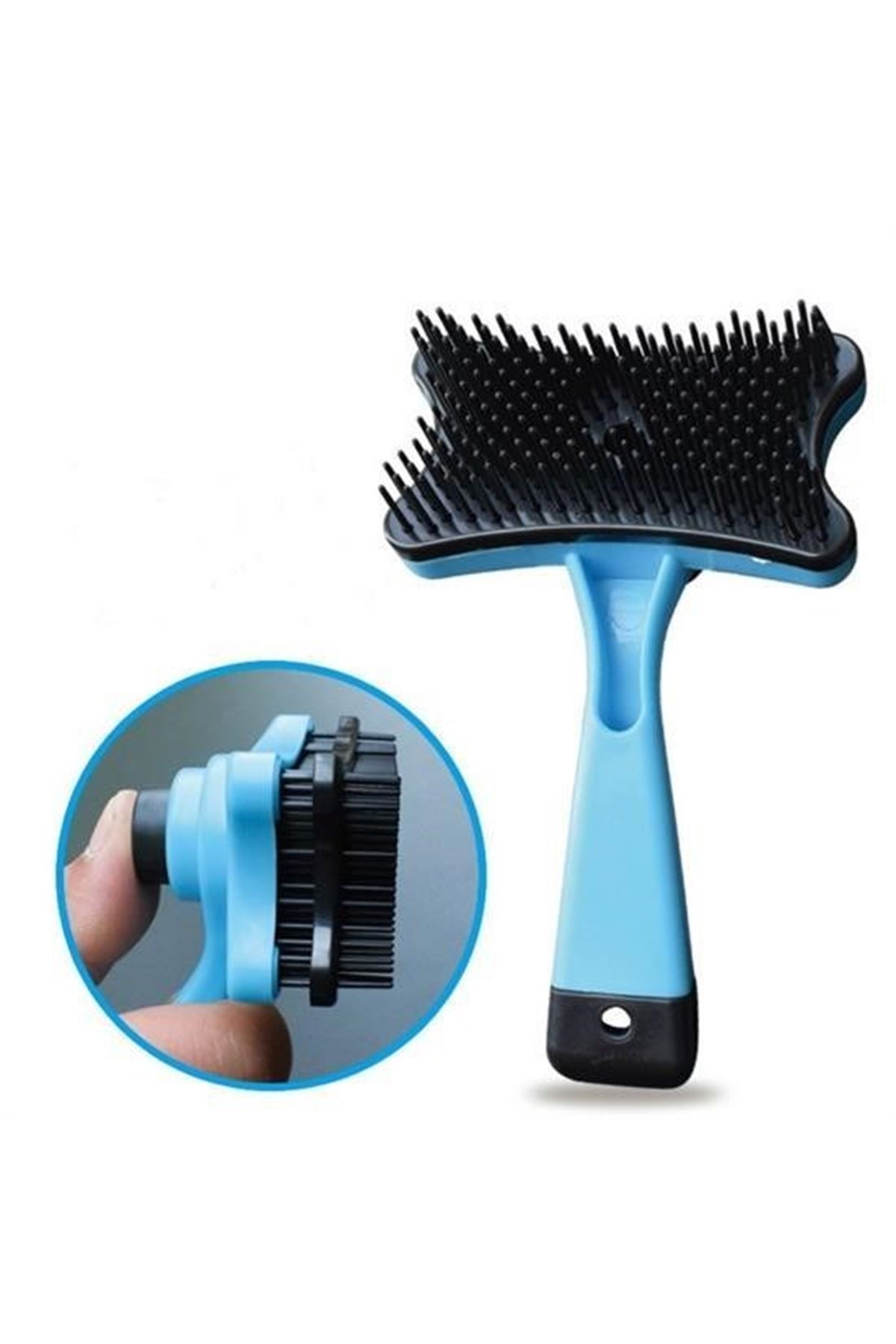 Tbl Dekor® Evcil Hayvan Kedi Köpek Tüy Toplayıcı Otomatik Tuşlu Pet Tarak