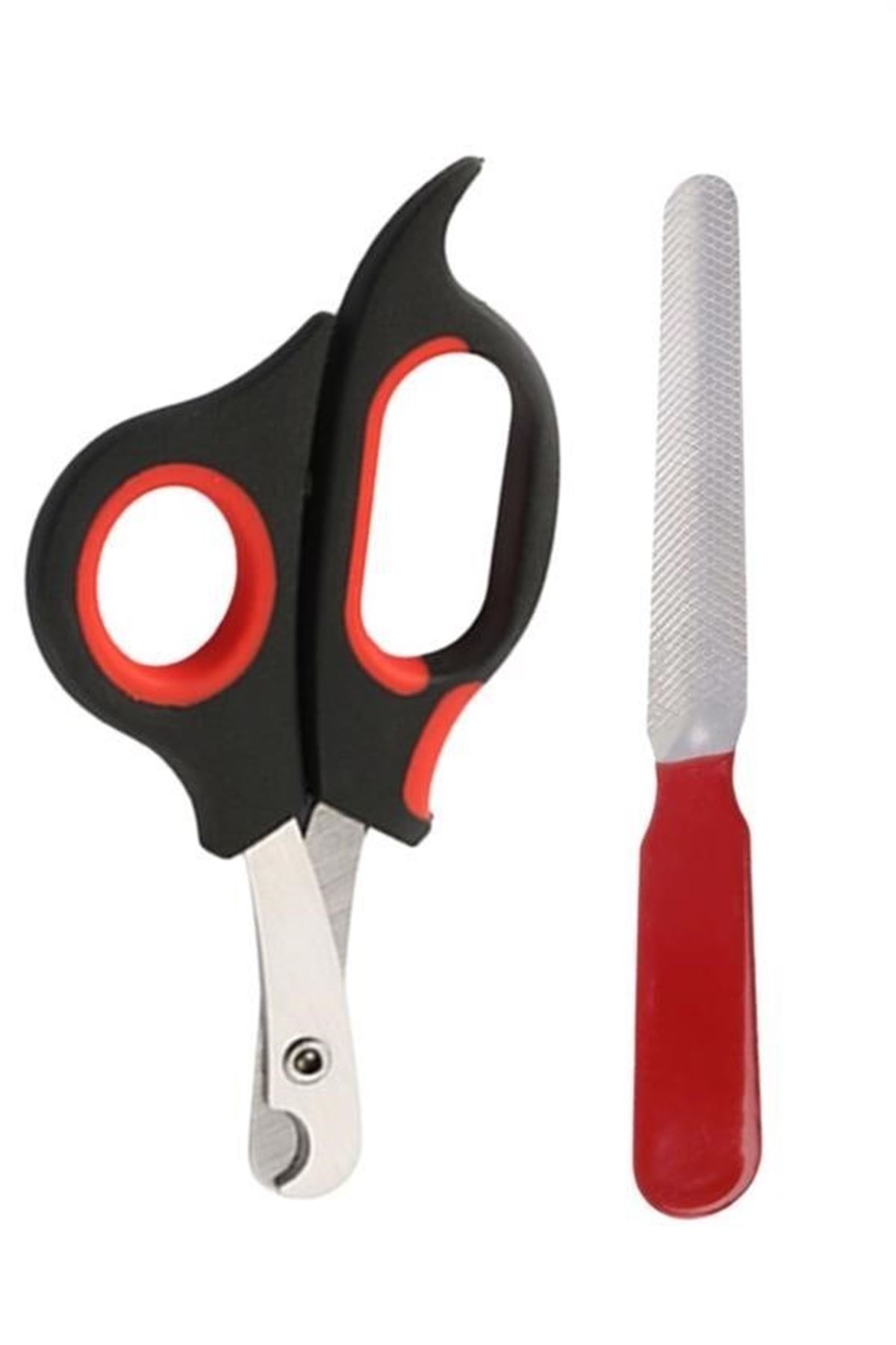 Tbl Dekor® Evcil Hayvan Tırnak Makası Ve Törpü Seti Manikür Pedikür Pati Bakım Aleti Kaymaz Sap