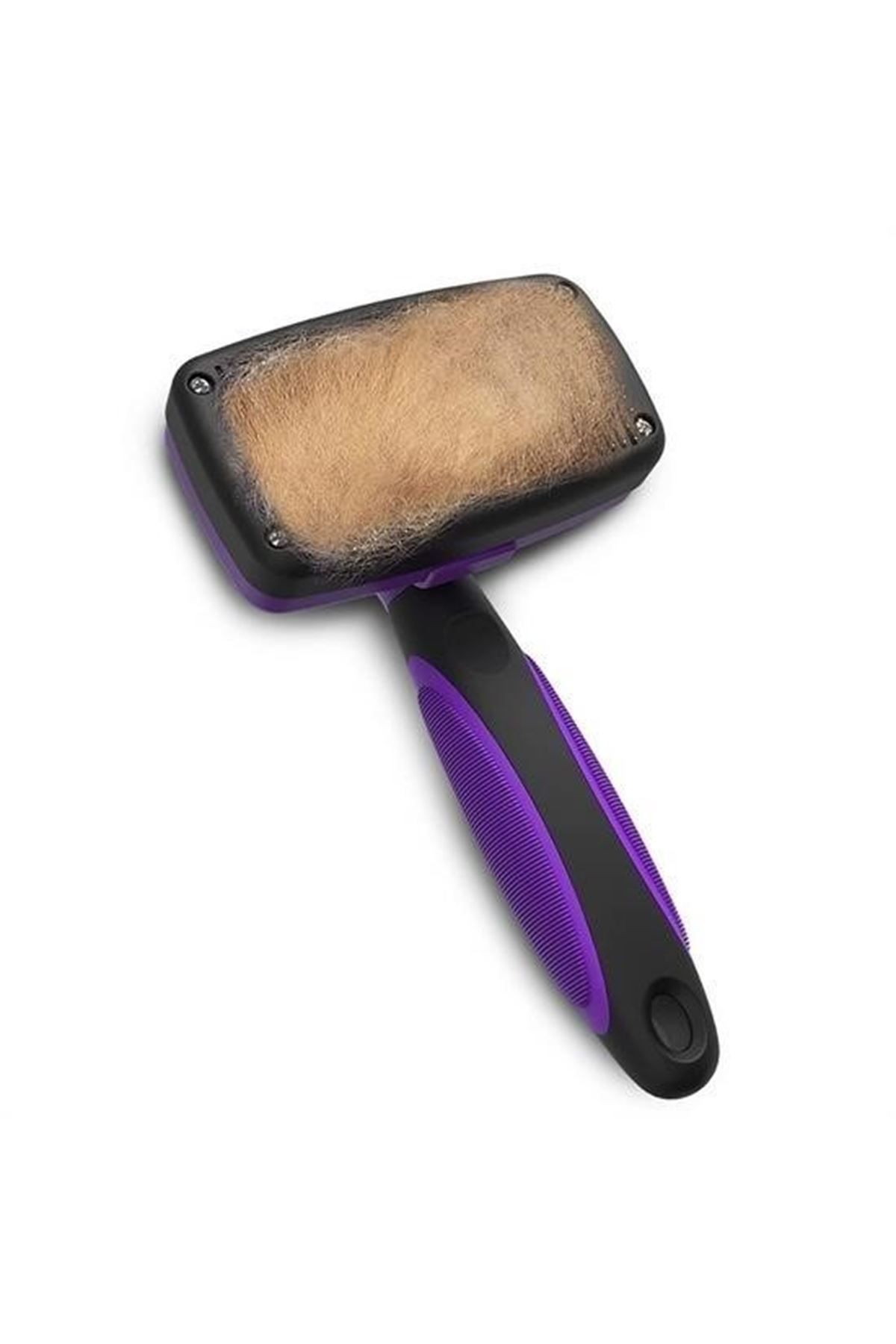 Tbl Dekor®  Otomatik Temizlenebilen Tuşlu Pratik Kedi Köpek Tüy Toplama Fırçası