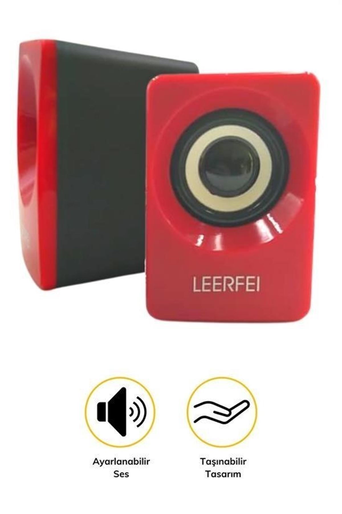 Tbl Dekor® N62 1+1 Multimedia USB ve Jacklı Mini Hoparlör Yüksek Stereo Ses Sistemi