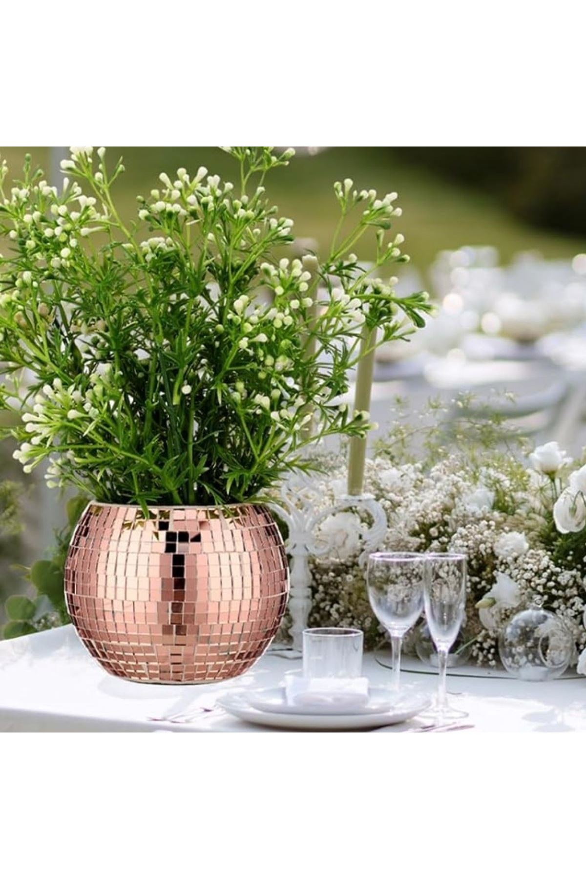 Tbl Dekor® Kare Bronz Cam Mozaik Fayans Çıkartmaları El İşi Kare Cam Fayans Kendinden Yapışkanlı Aynalı Dekor Panel 30x30 Cm