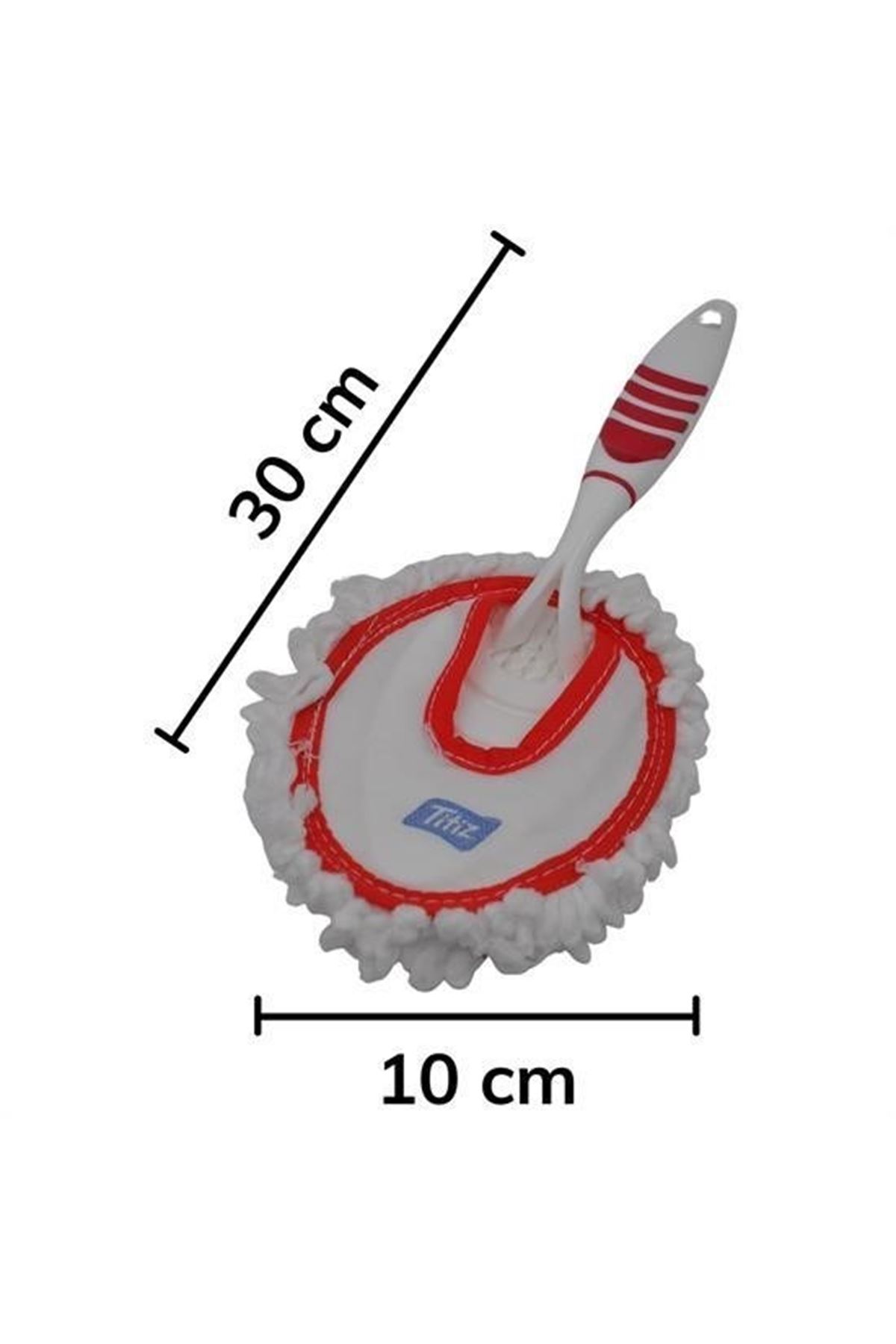 Tbl Dekor® Mikrofiber Duster Toz Leke Kir Alıcı Temizleyici Tutacaklı Temizlik Bezi Aparatı Malzemesi