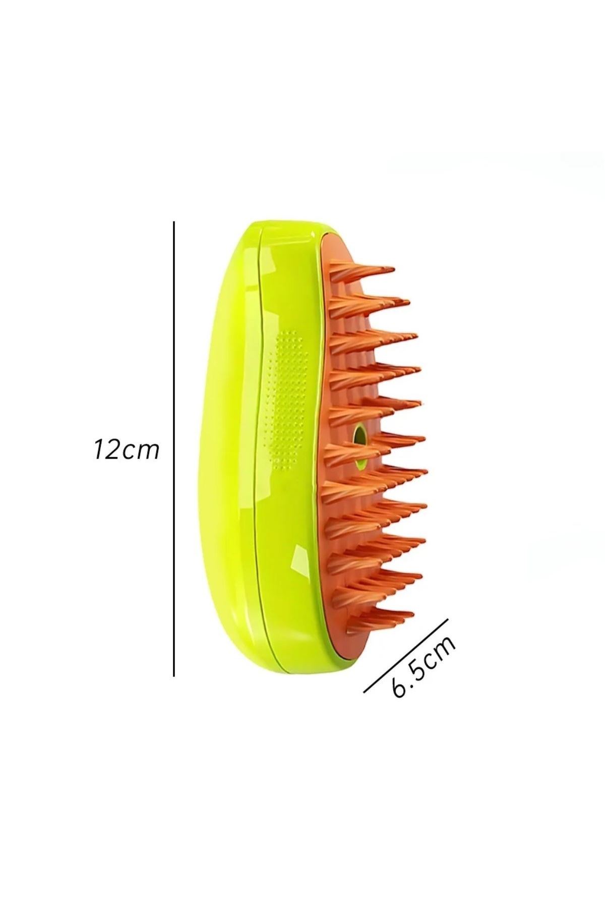 Tbl Dekor® Buharlı Yumuşak Silikon Uçlu Kedi & Köpek Tüy Tarama Tarağı Yıkama Fırçası