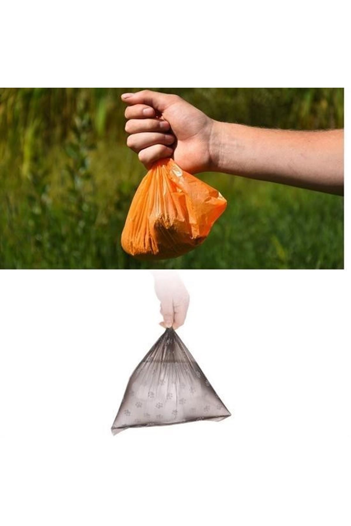 Tbl Dekor® 4lü Evcil Hayvanlar Için Pati Desenli Kedi Köpek Kaka Poşeti Torbası