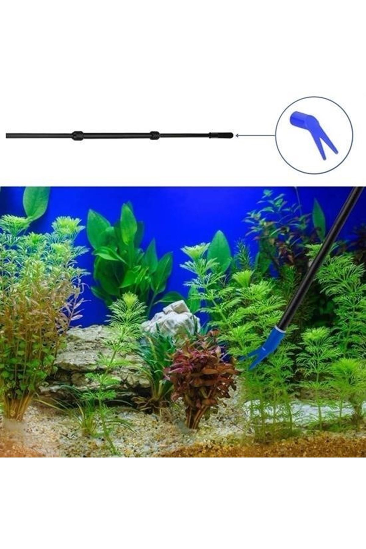 Tbl Dekor® 5 in 1 Akvaryum Tankı Temizleme Seti Akvaryum Balığı Bakım Seti