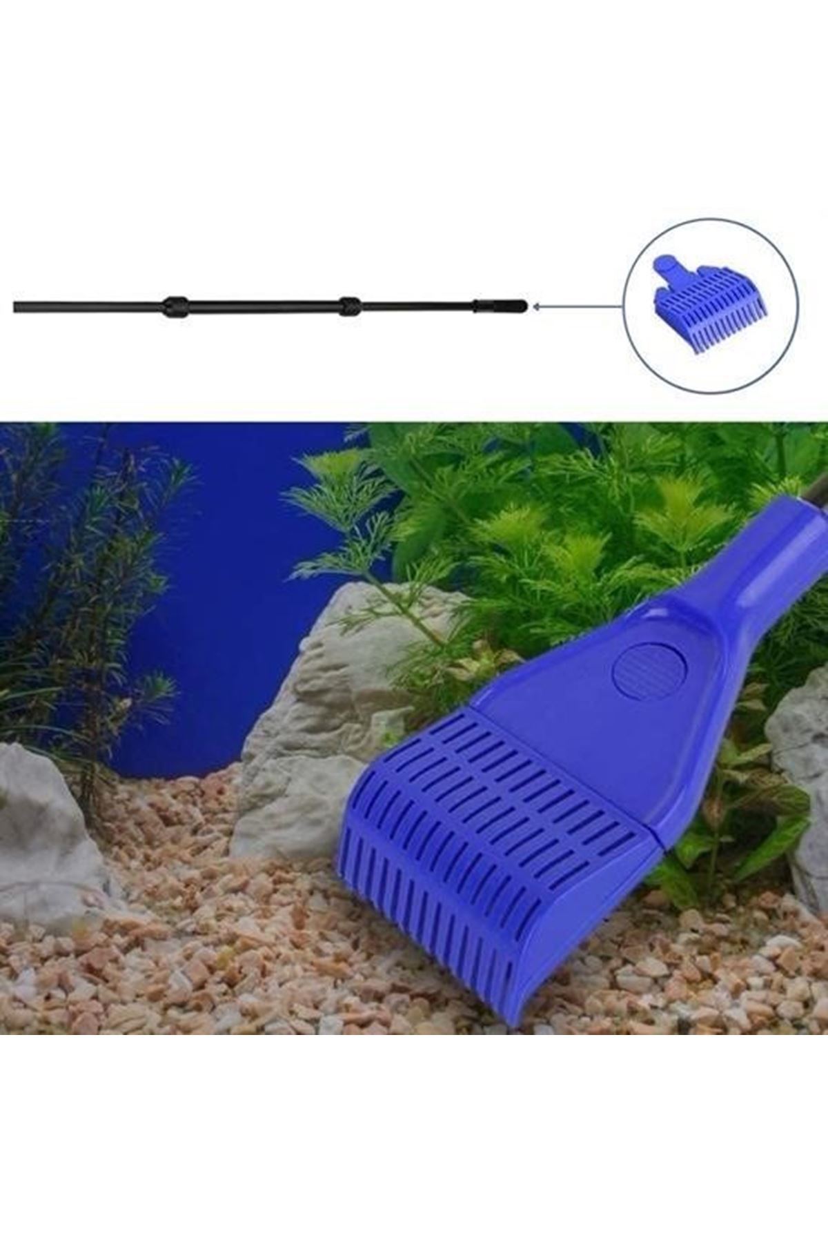 Tbl Dekor® 5 in 1 Akvaryum Tankı Temizleme Seti Akvaryum Balığı Bakım Seti