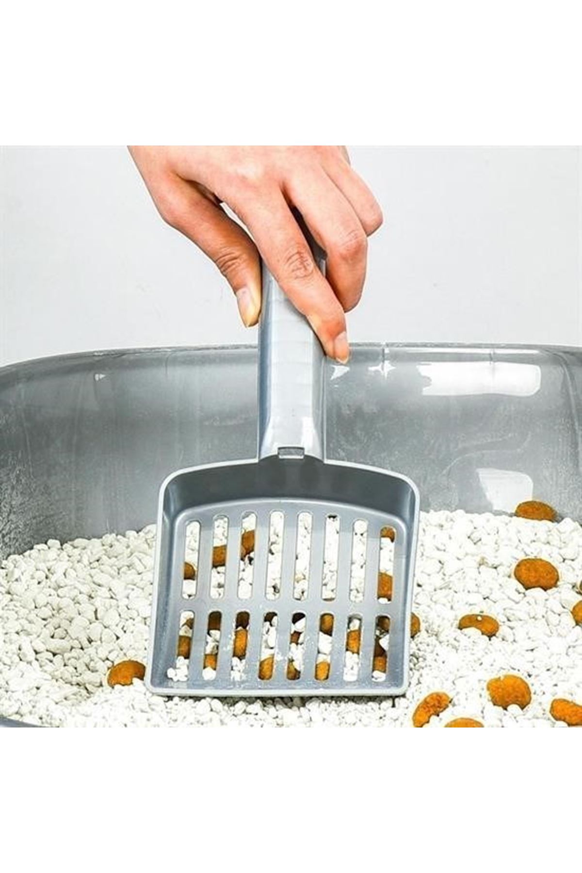 Tbl Dekor® Plastik Evcil Hayvan Kedi Kumu Temizleme Eleme Küreği