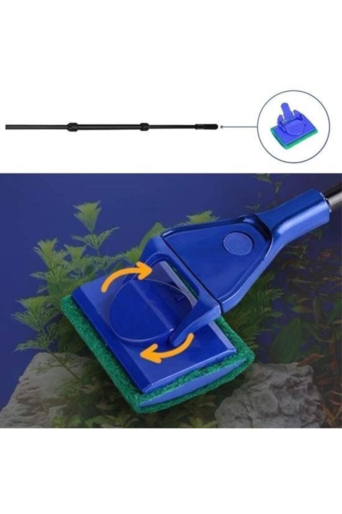 Tbl Dekor® 5 in 1 Akvaryum Tankı Temizleme Seti Akvaryum Balığı Bakım Seti