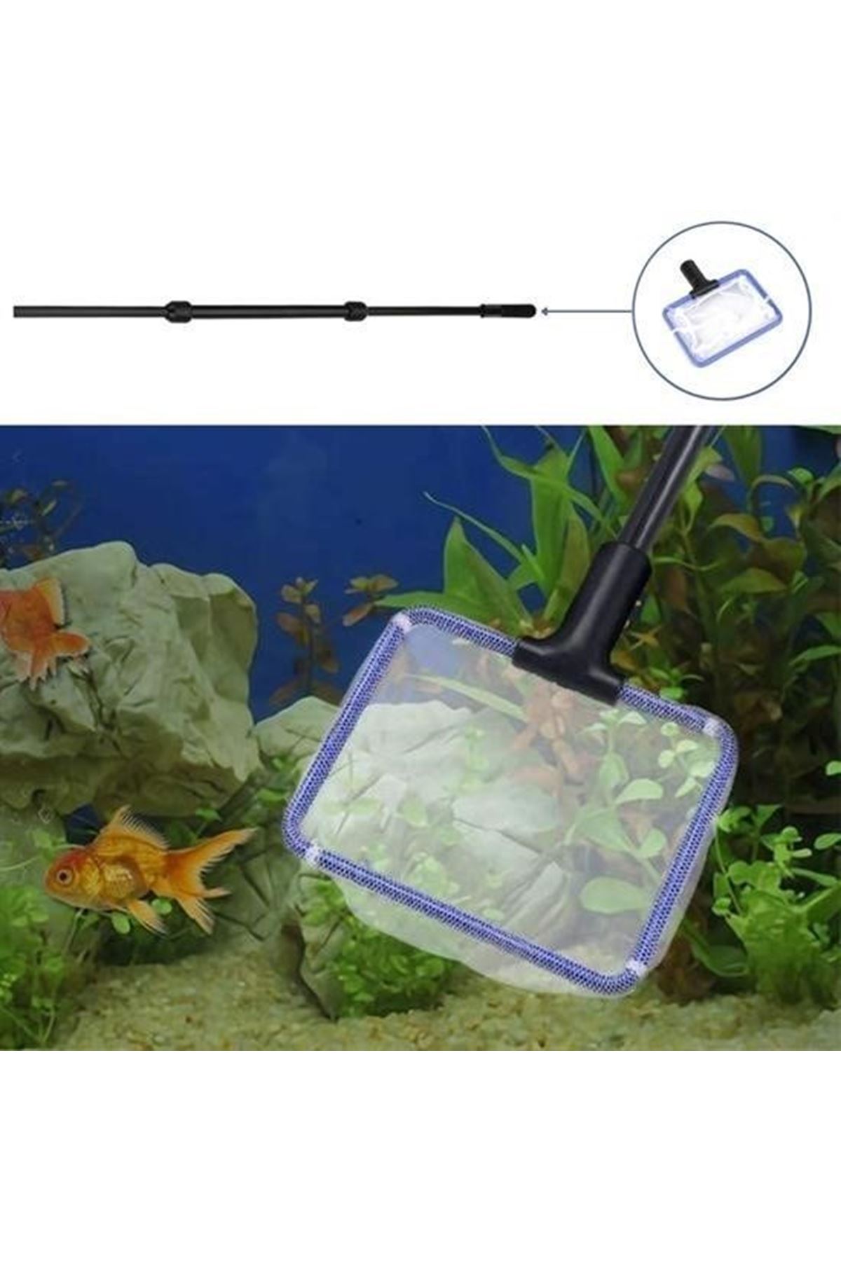 Tbl Dekor® 5 in 1 Akvaryum Tankı Temizleme Seti Akvaryum Balığı Bakım Seti