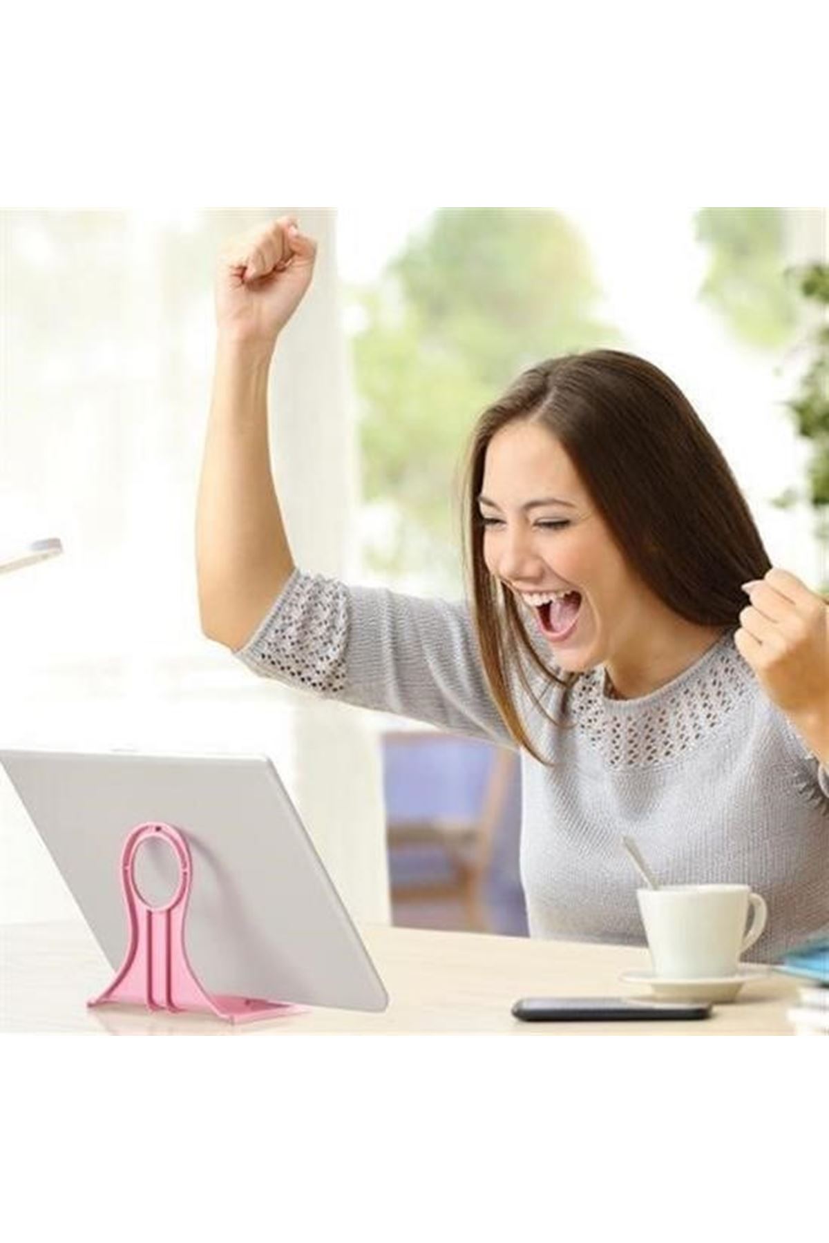 Tbl Dekor® Universal Mobil Şarj Priz Askısı ve Telefon Tablet  Tutucu Stand