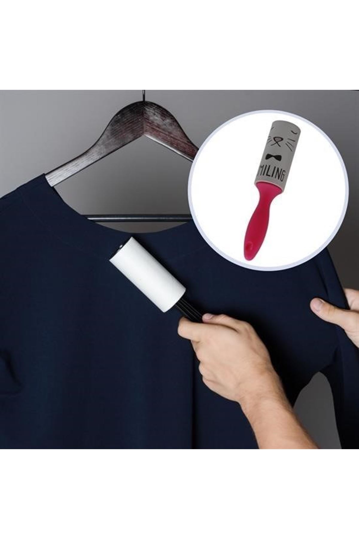 Tbl Dekor® Pratik Tüy Alma ve Temizleme Tüy Toplama Makinesi Rulo Aparat