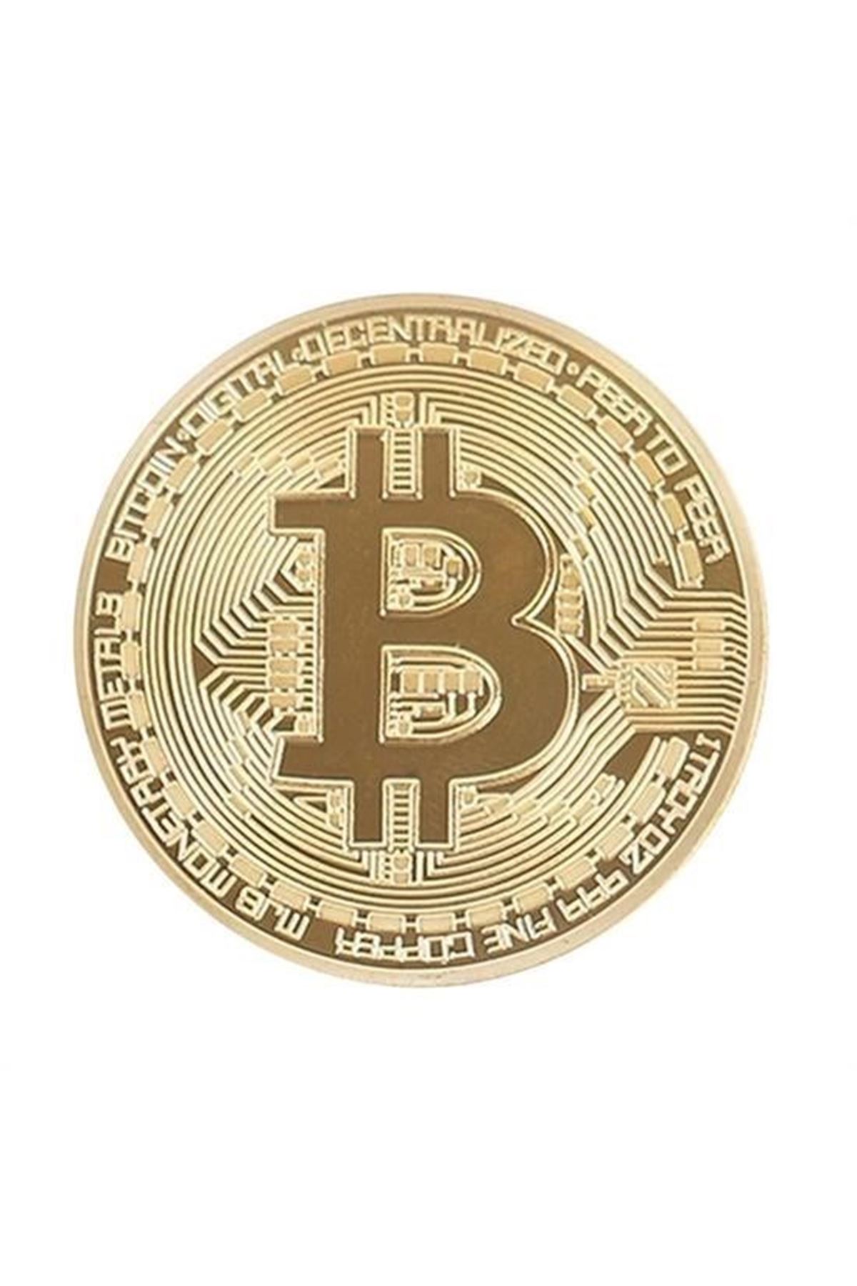 Tbl Dekor® Bitcoin Madeni Hatıra Parası Madeni Bitcoin Hediye Sikke Para