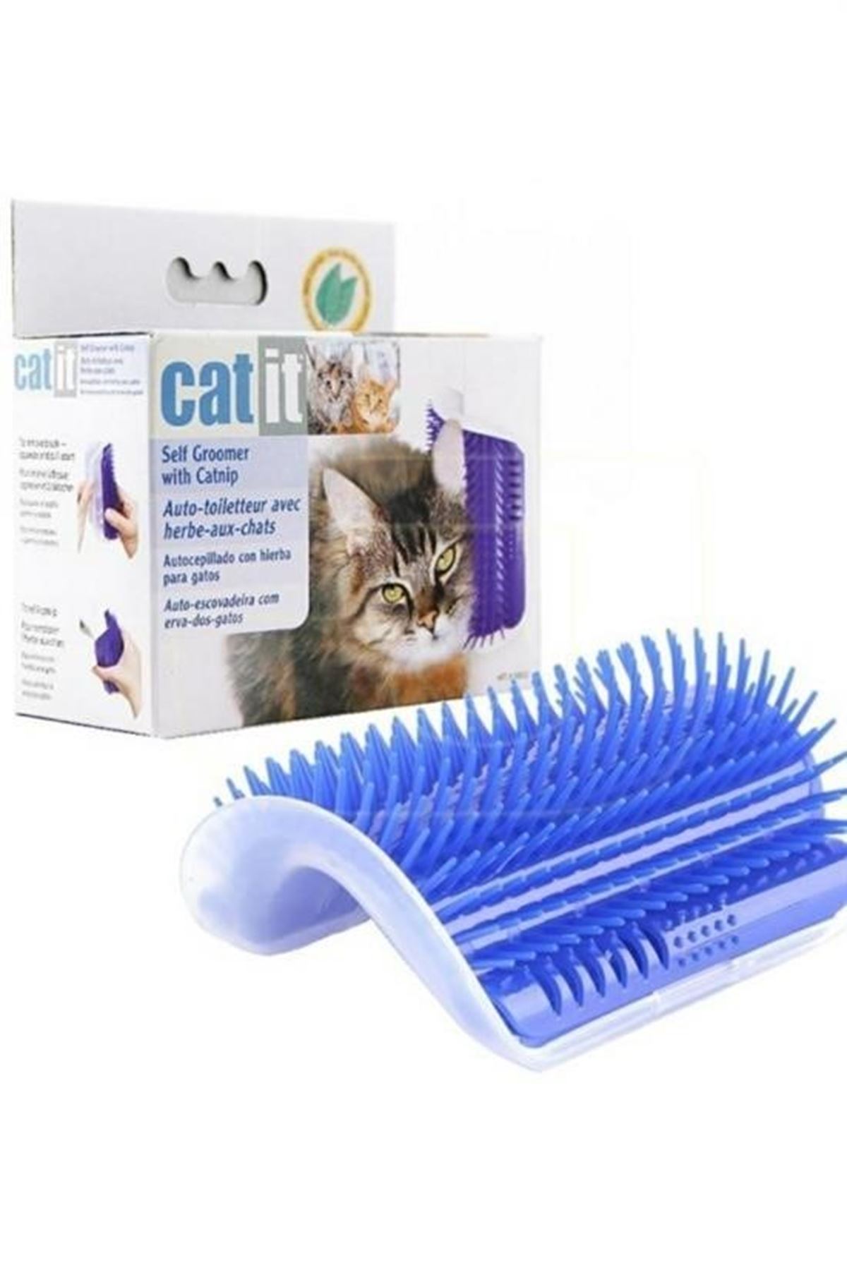 Tbl Dekor®  Pratik Kedi Tüyü Kaşıma Ve Tarama Aparatı Duvara Monte Kaşıma Aleti