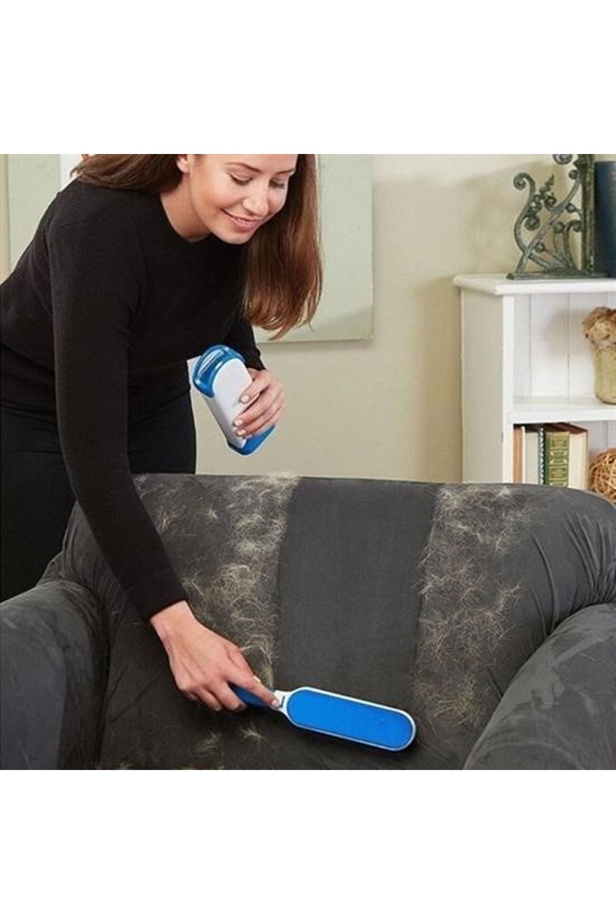 Tbl Dekor® 2Li Set Kıl Tüy Toplayıcı Kendinden Temizlemeli Tarak