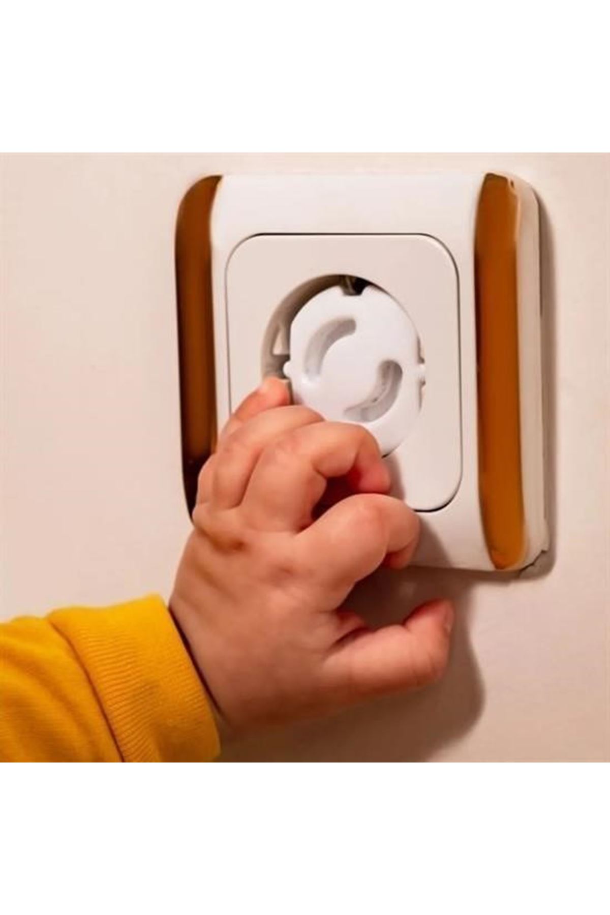 Tbl Dekor® Bebek Çocuk Priz Koruma Kapağı (6 Adet) Çocuk Güvenliği, Priz Muhafazası, Priz Kapatıcı