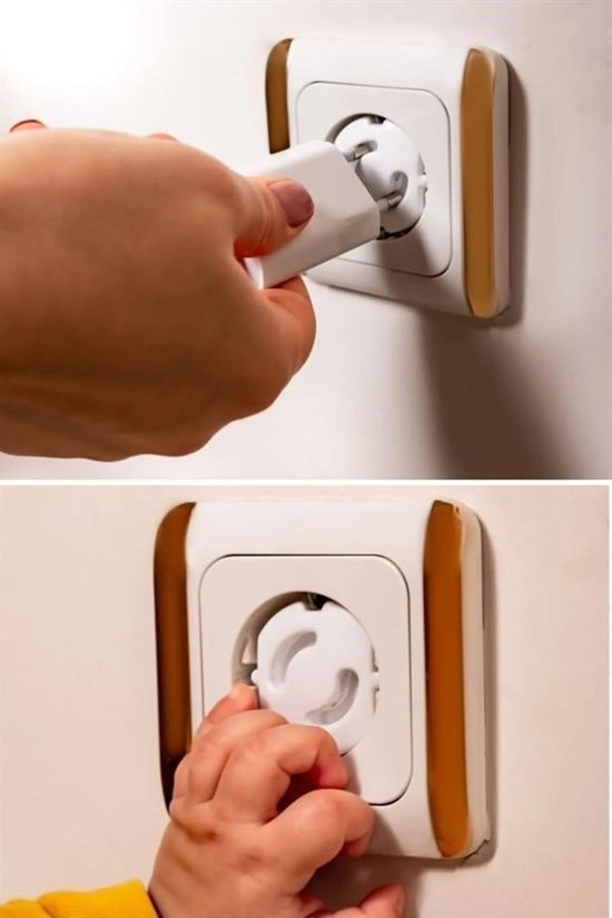 Tbl Dekor® Bebek Çocuk Priz Koruma Kapağı (6 Adet) Çocuk Güvenliği, Priz Muhafazası, Priz Kapatıcı