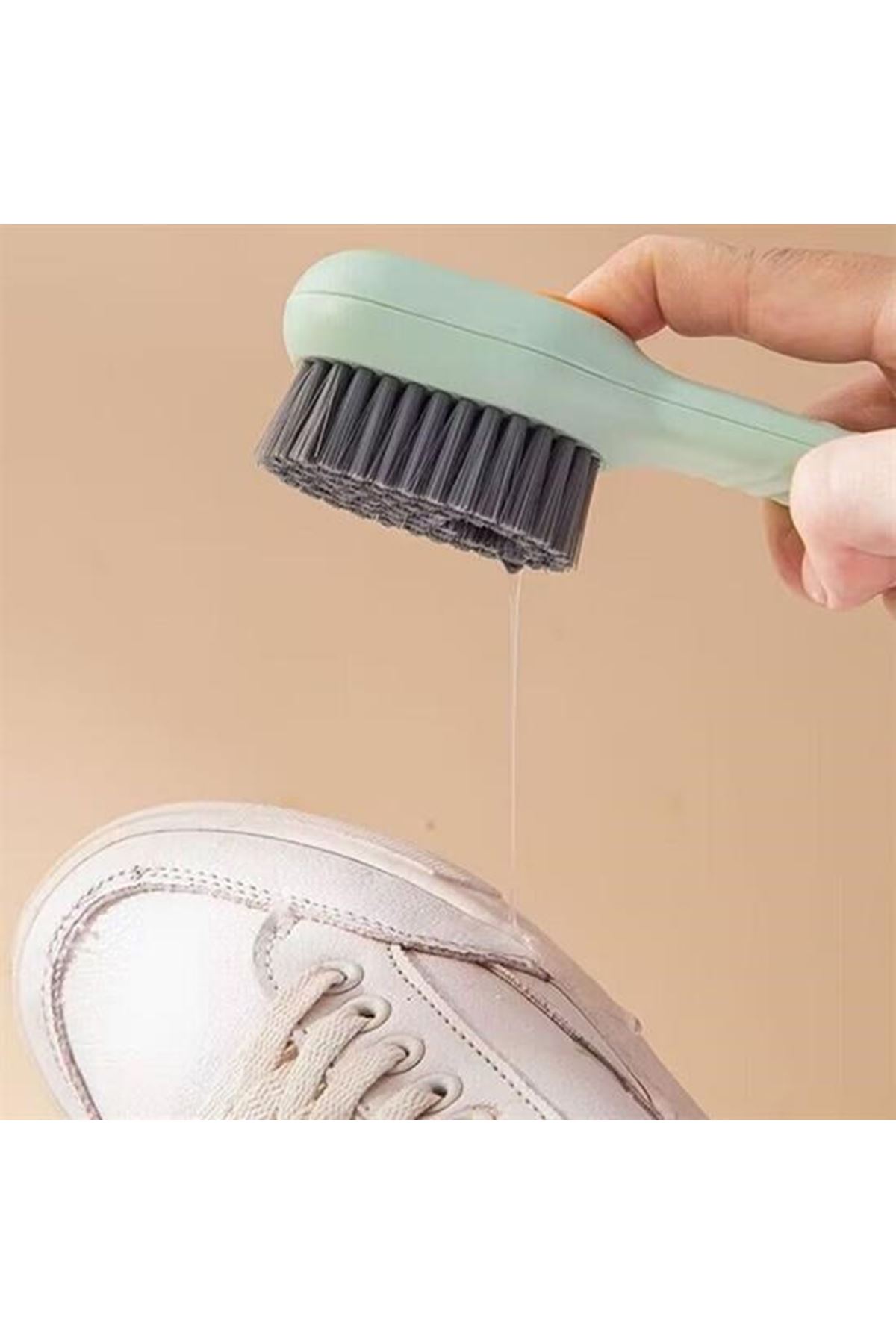 Tbl Dekor® Çok Amaçlı Deterjan Hazneli Pratik Ayakkabı, Bot Temizleme Yıkama Fırçası
