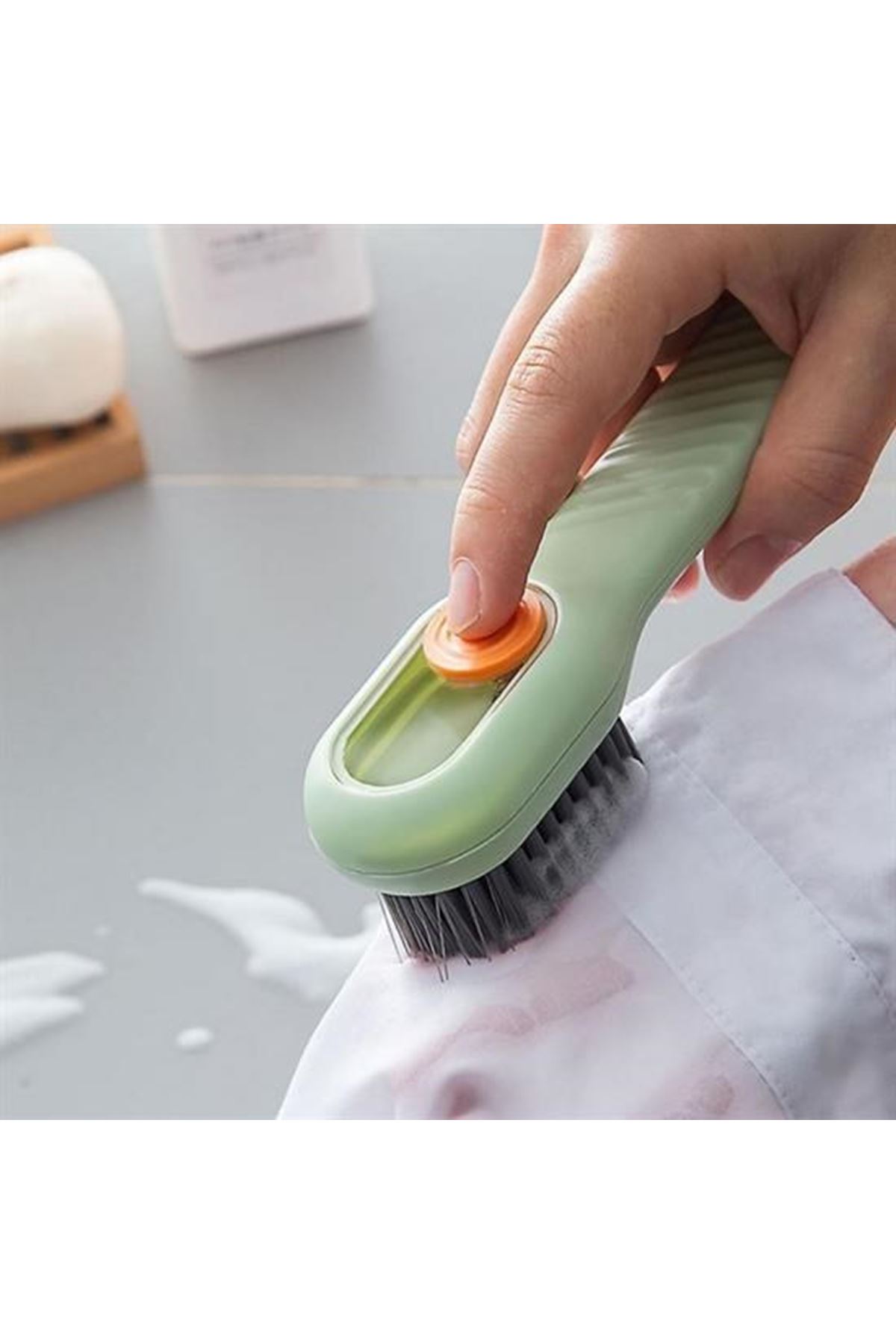 Tbl Dekor® Çok Amaçlı Deterjan Hazneli Pratik Ayakkabı, Bot Temizleme Yıkama Fırçası