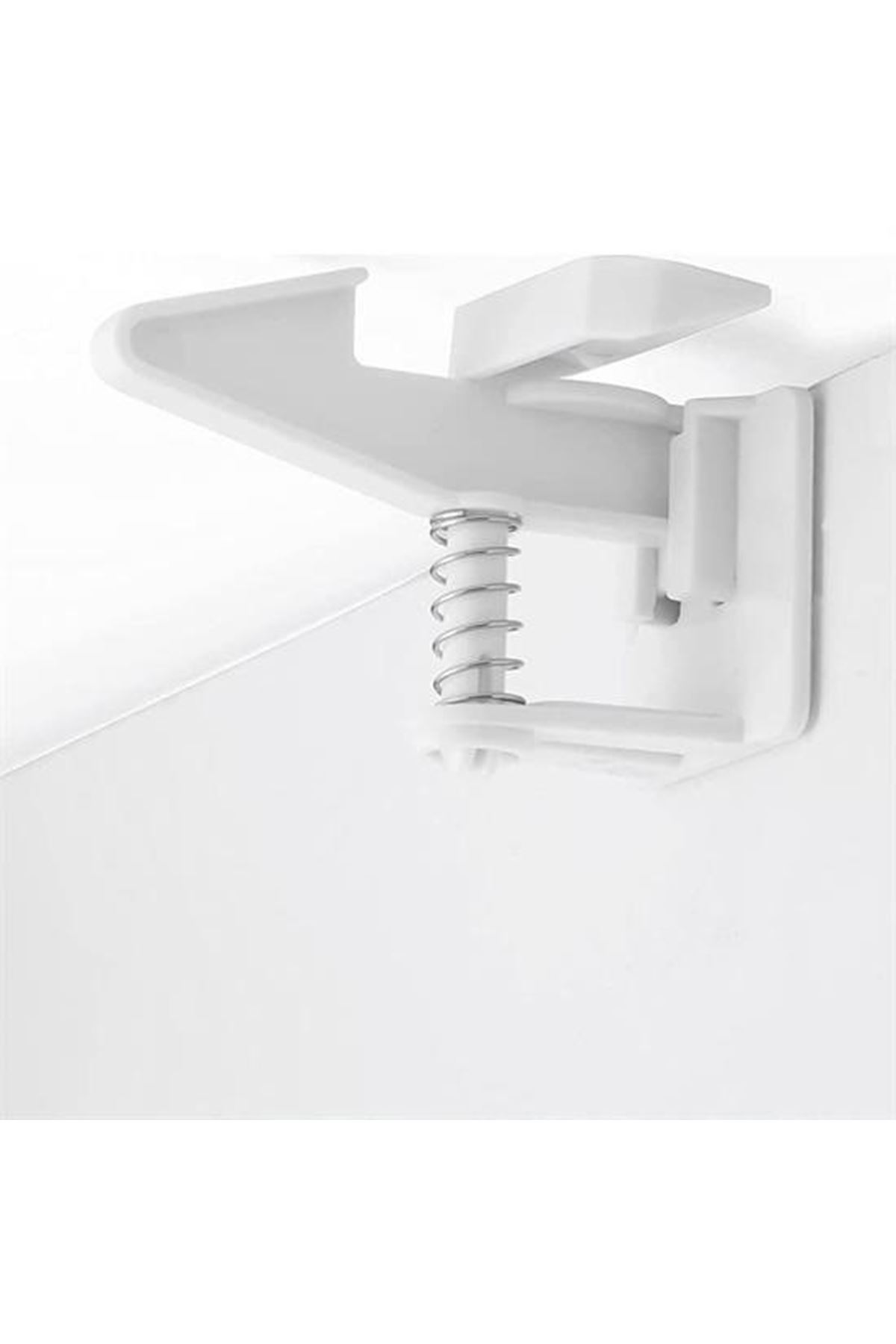 Tbl Dekor® Bebek Çocuk Güvenliği Korumalı Yapışkan Çekmece ve Dolap İçin Tutucu Gizli Güvenlik Kilidi