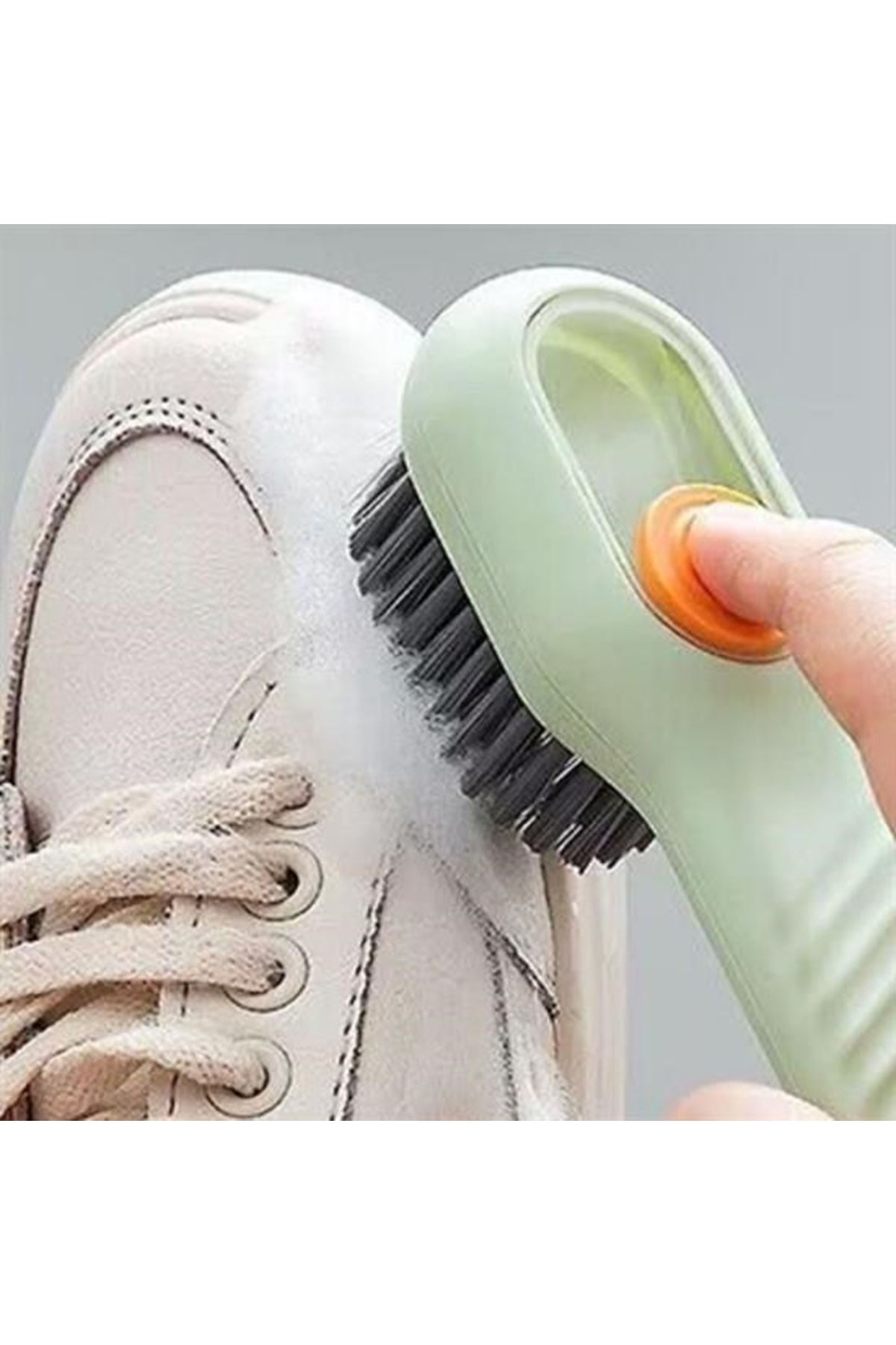 Tbl Dekor® Çok Amaçlı Deterjan Hazneli Pratik Ayakkabı, Bot Temizleme Yıkama Fırçası