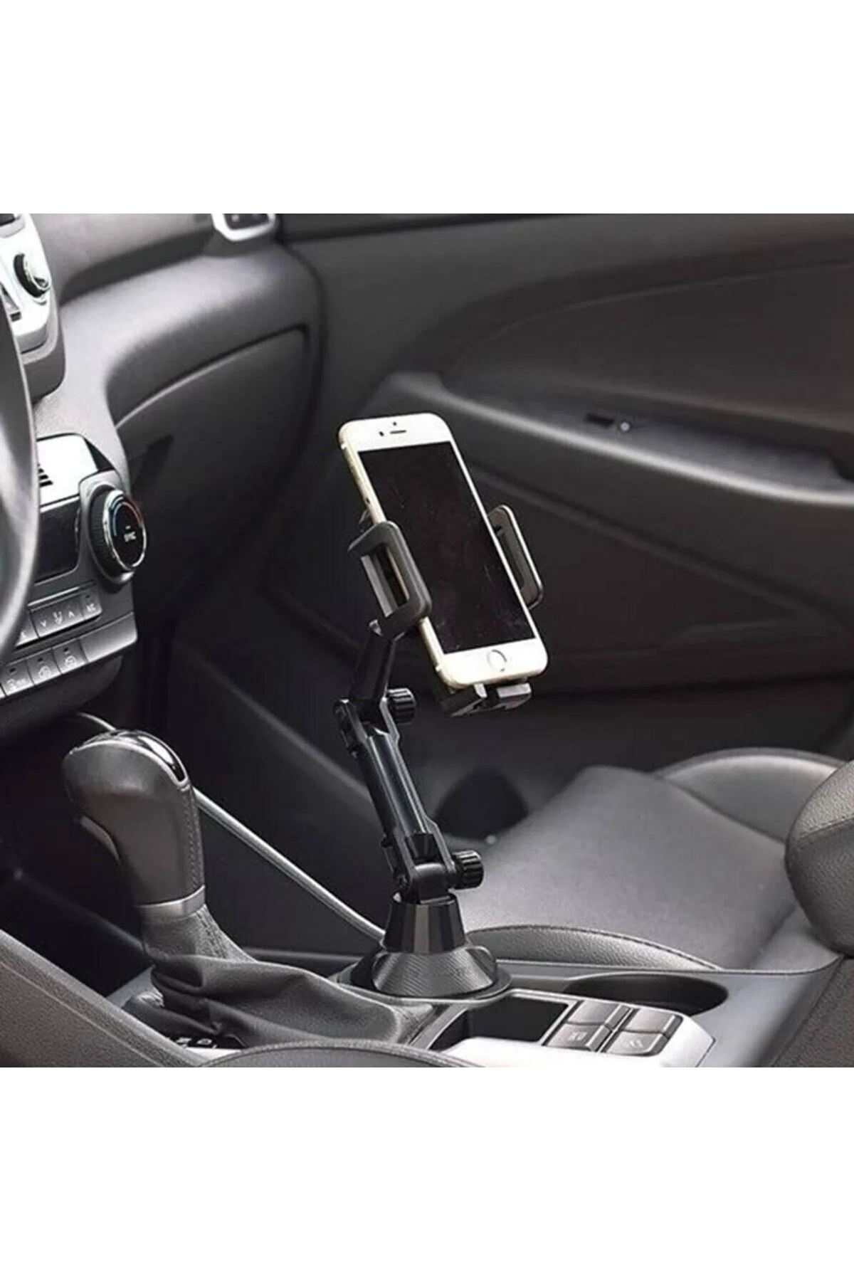 Tbl Dekor® Teleskopik Araç Bardak Yerine Giren Telefon Tutucu